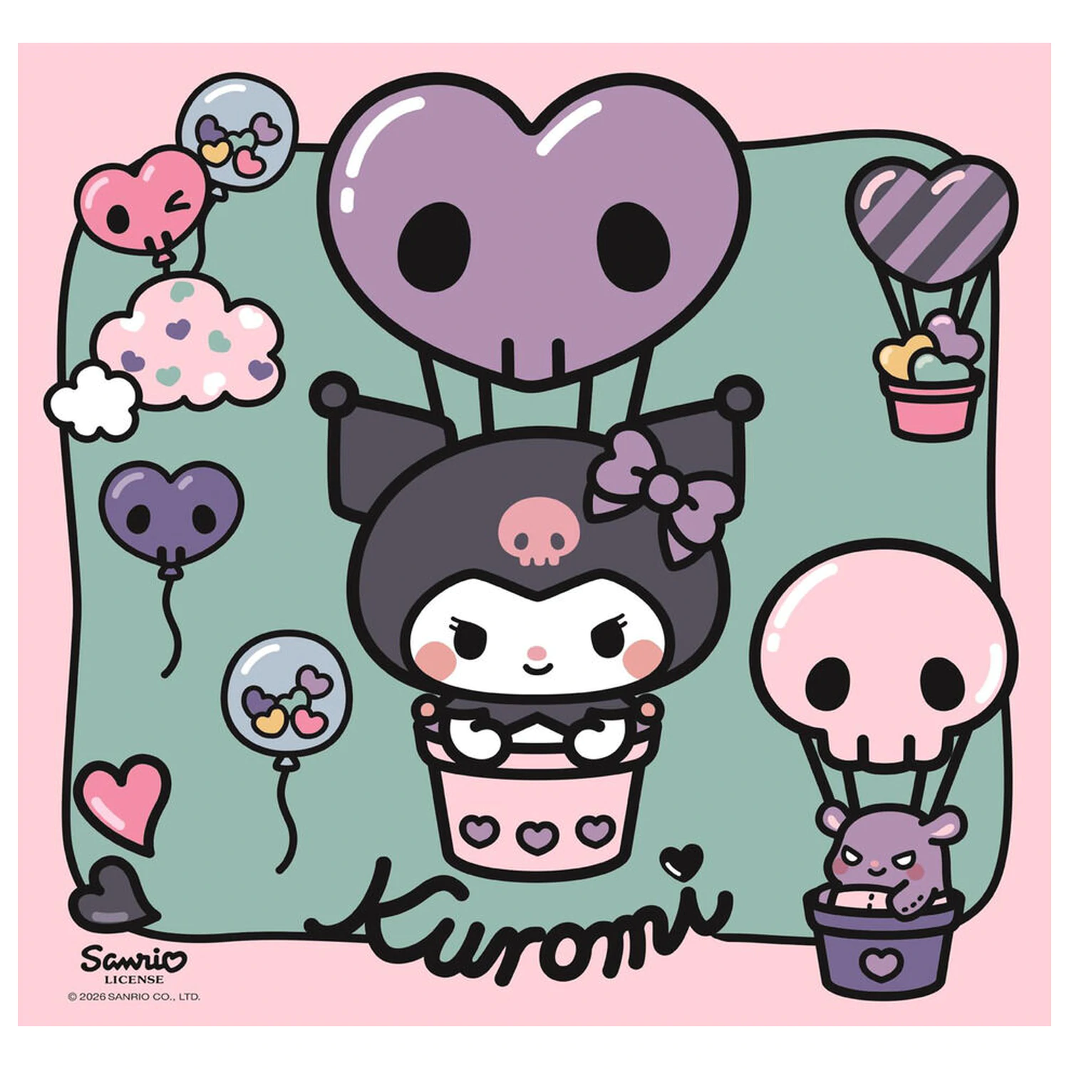 Hello Kitty Kuromi puzzle 3x48szt. zdjęcie produktu