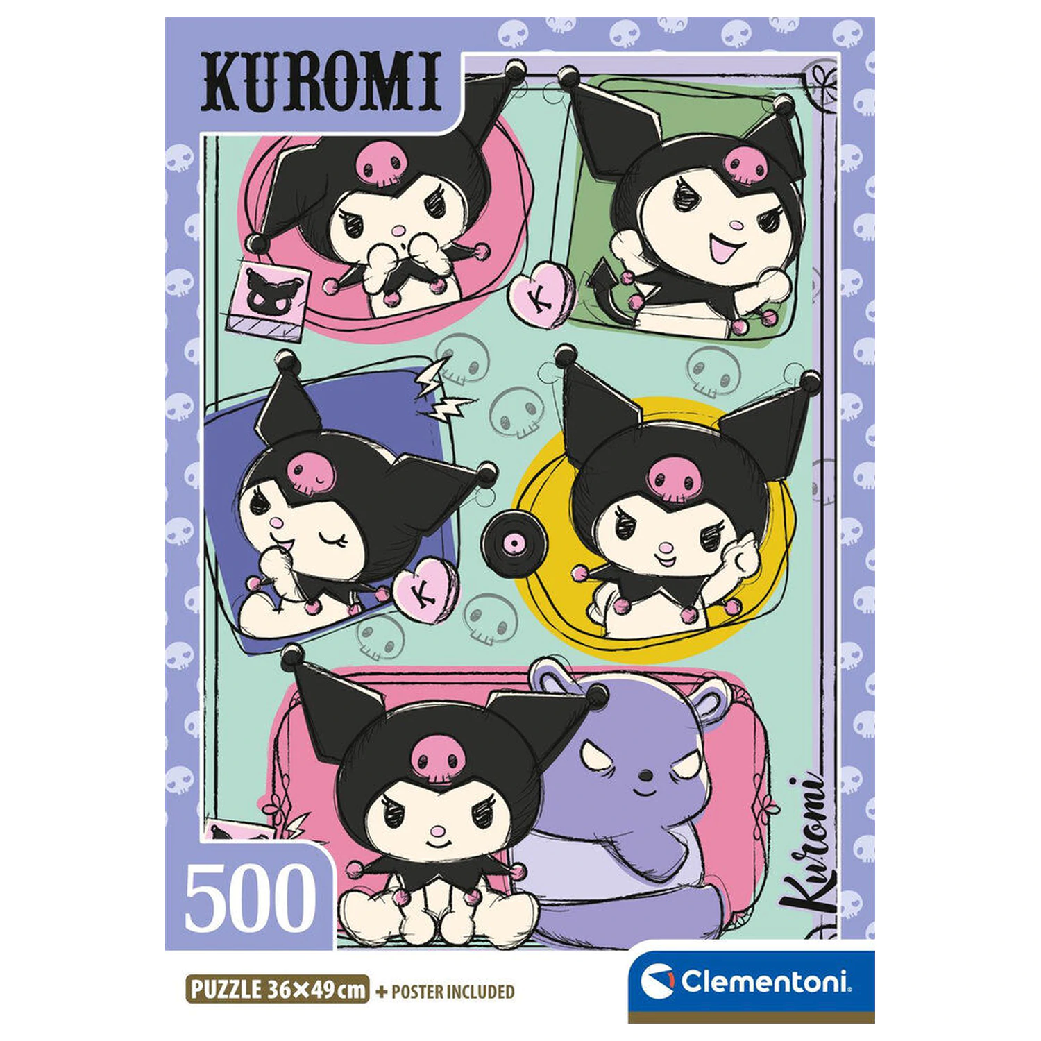Hello Kitty Kuromi puzzle 500 elementów zdjęcie produktu