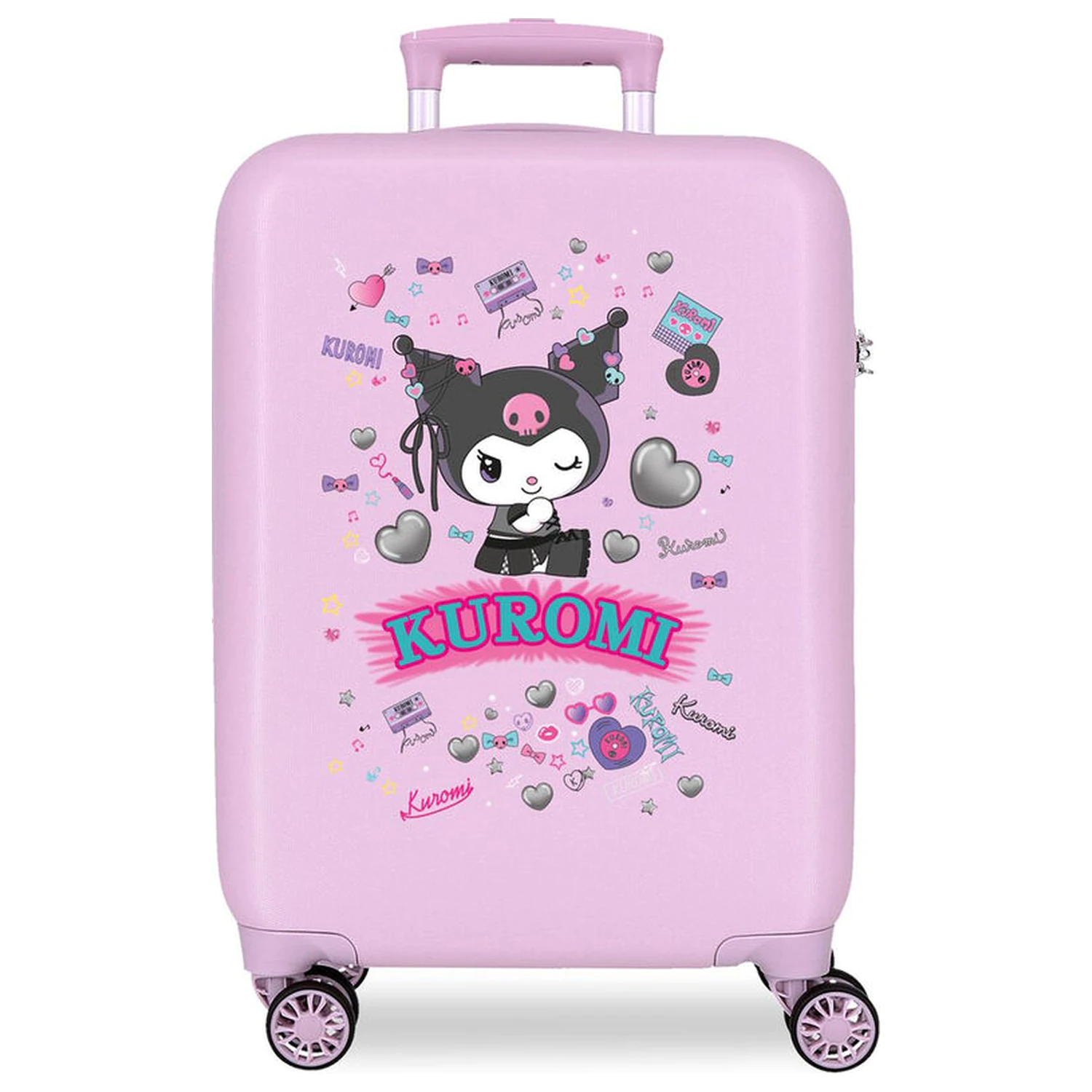 Walizka Hello Kitty Kuromi Retropop ABS trolley 55cm zdjęcie produktu