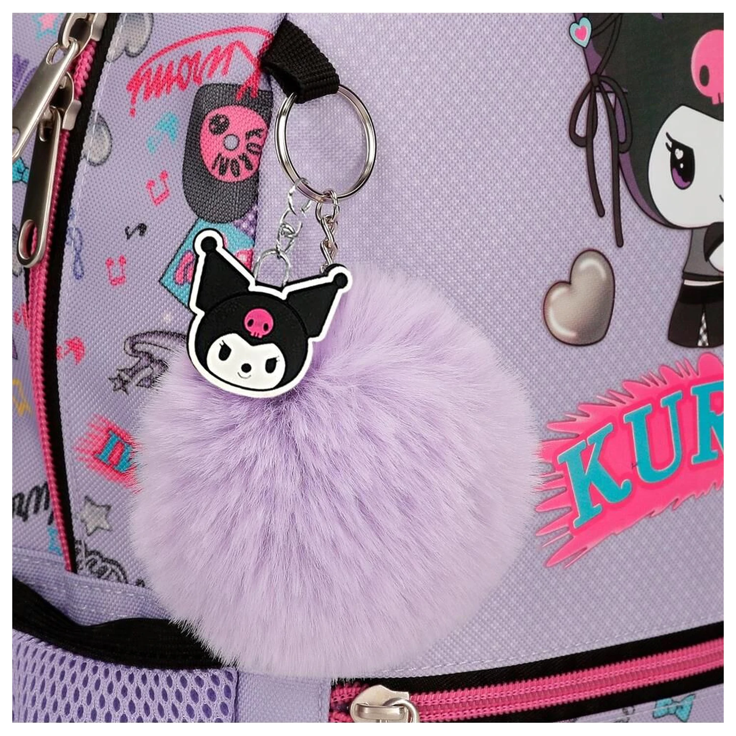 Plecak adaptable Hello Kitty Kuromi Retropop 33cm zdjęcie produktu