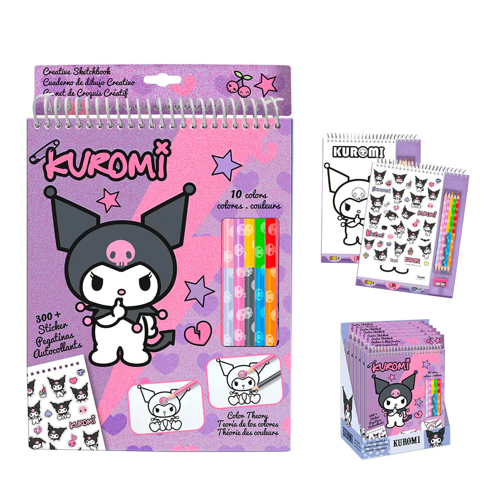 Hello Kitty Kuromi Zestaw do kolorowania i kredki zdjęcie produktu