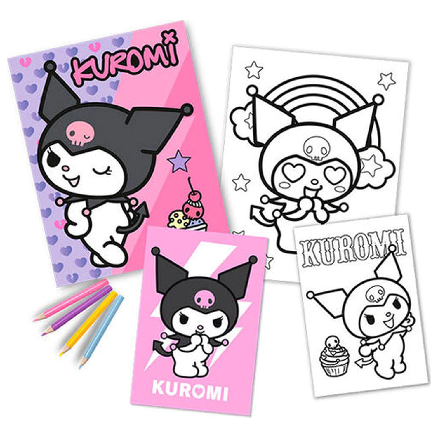 Hello Kitty Kuromi zestaw do kolorowania zdjęcie produktu
