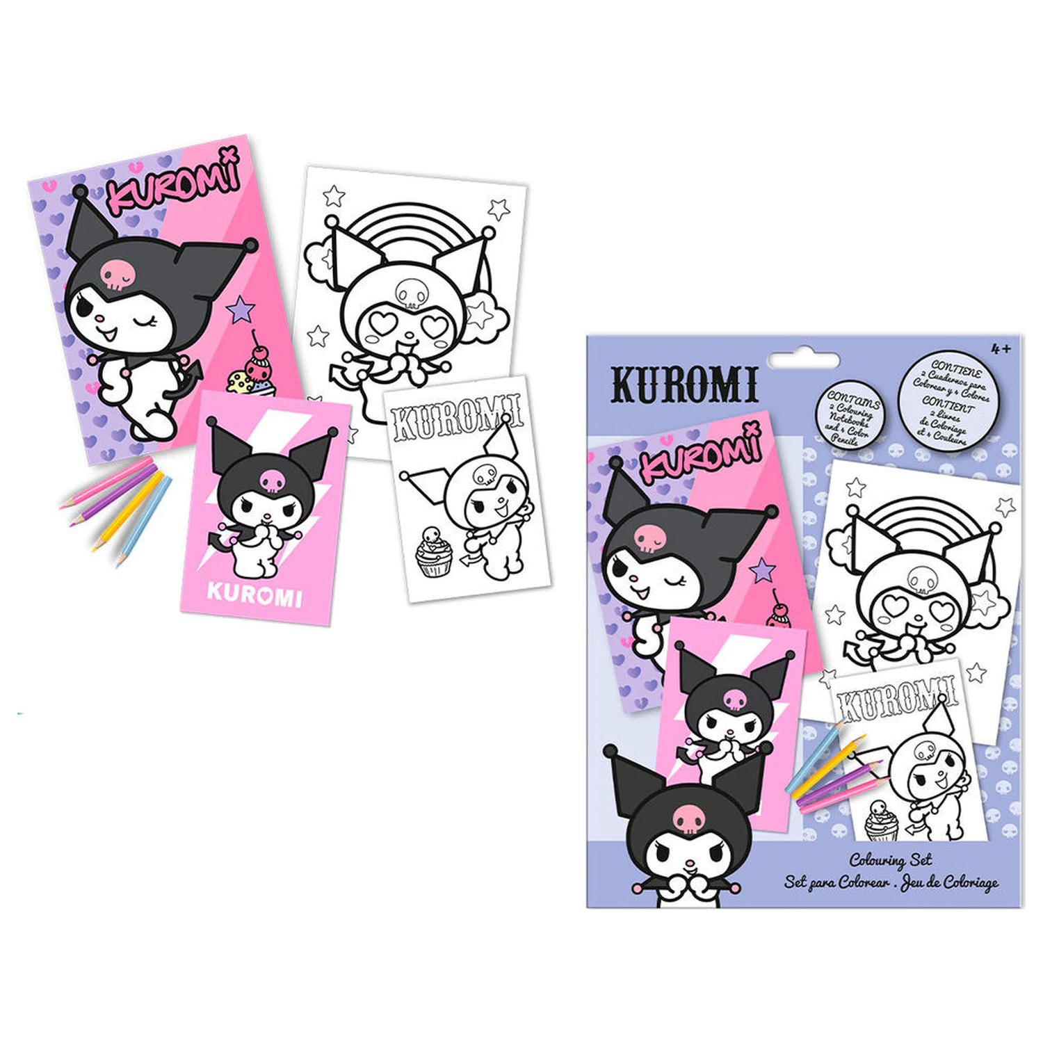 Hello Kitty Kuromi zestaw do kolorowania zdjęcie produktu