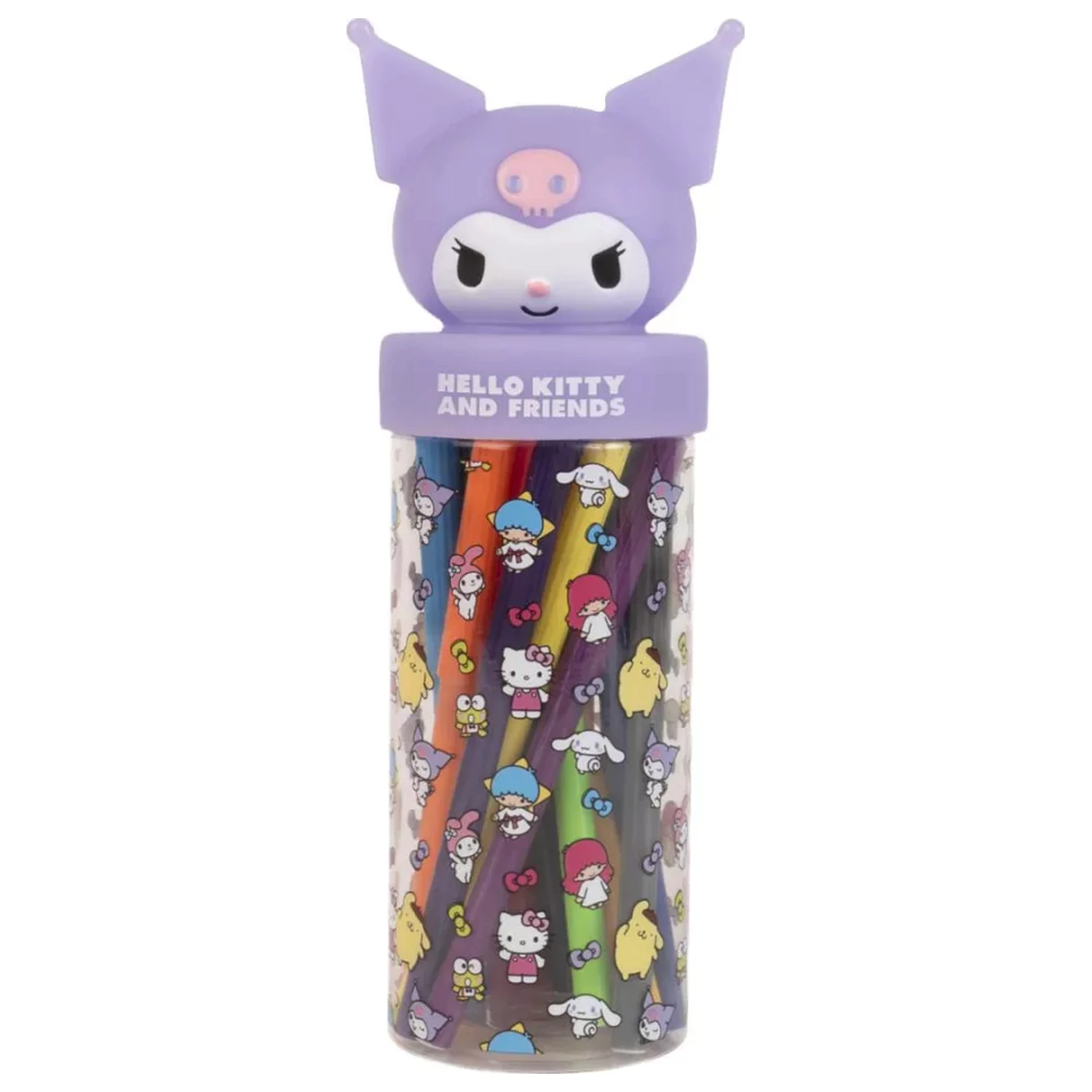 Hello Kitty Kuromi 18-elementowy zestaw flamastrów w stojaku 3D zdjęcie produktu