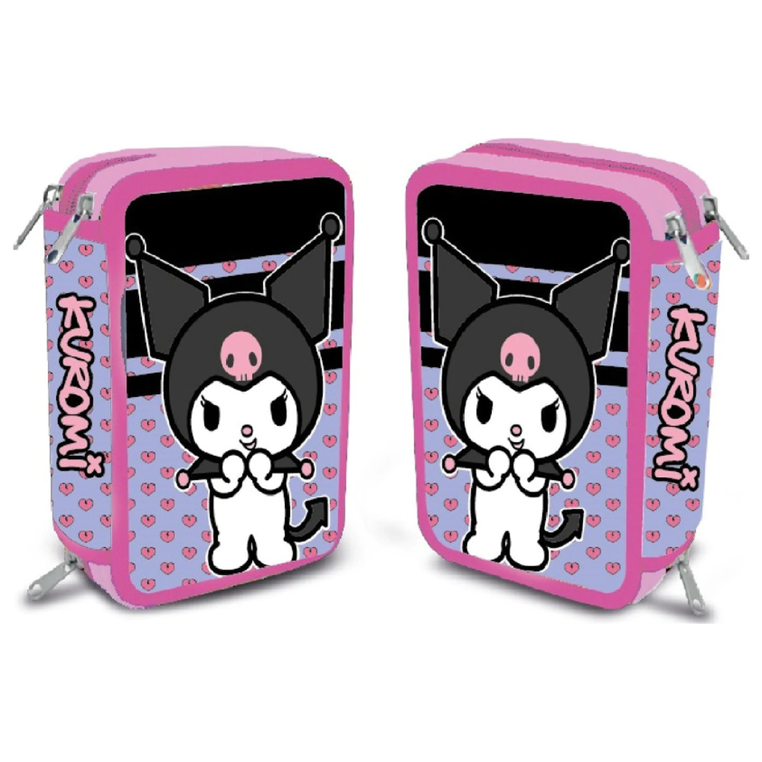 Hello Kitty Kuromi Wypełniony 3-piętrowy Piórnik zdjęcie produktu