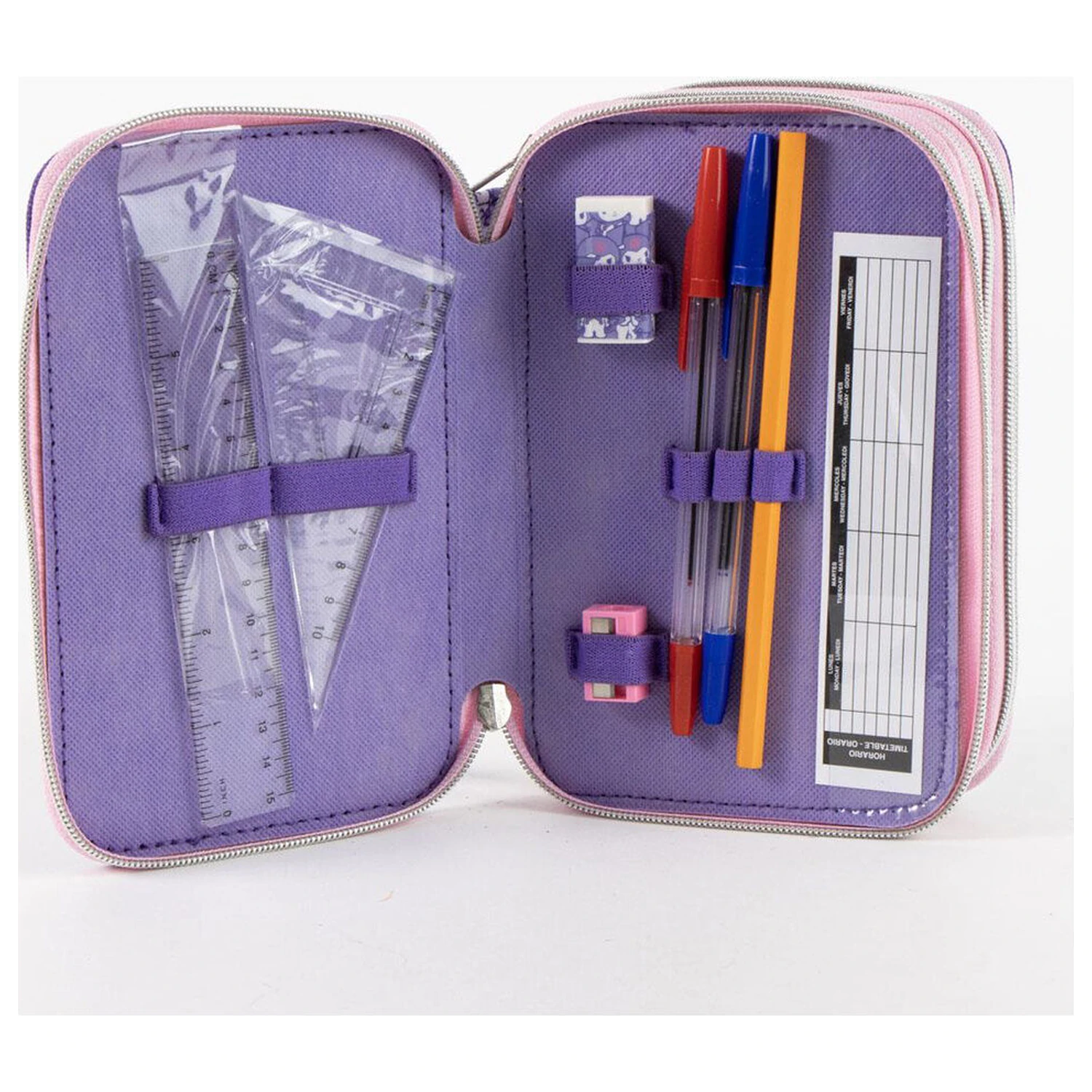 Hello Kitty Kuromi potrójny piórnik zdjęcie produktu