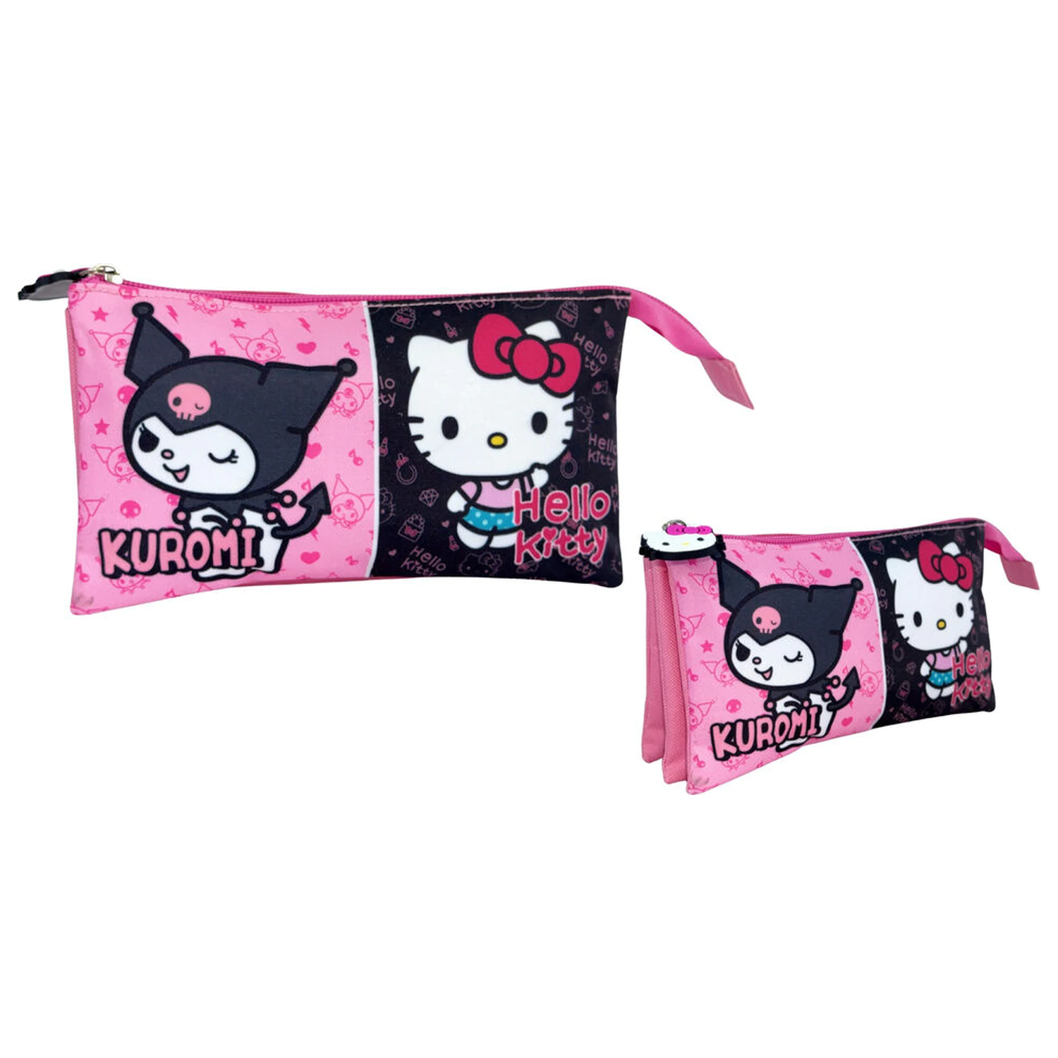 Hello Kitty & Kuromi potrójny piórnik zdjęcie produktu