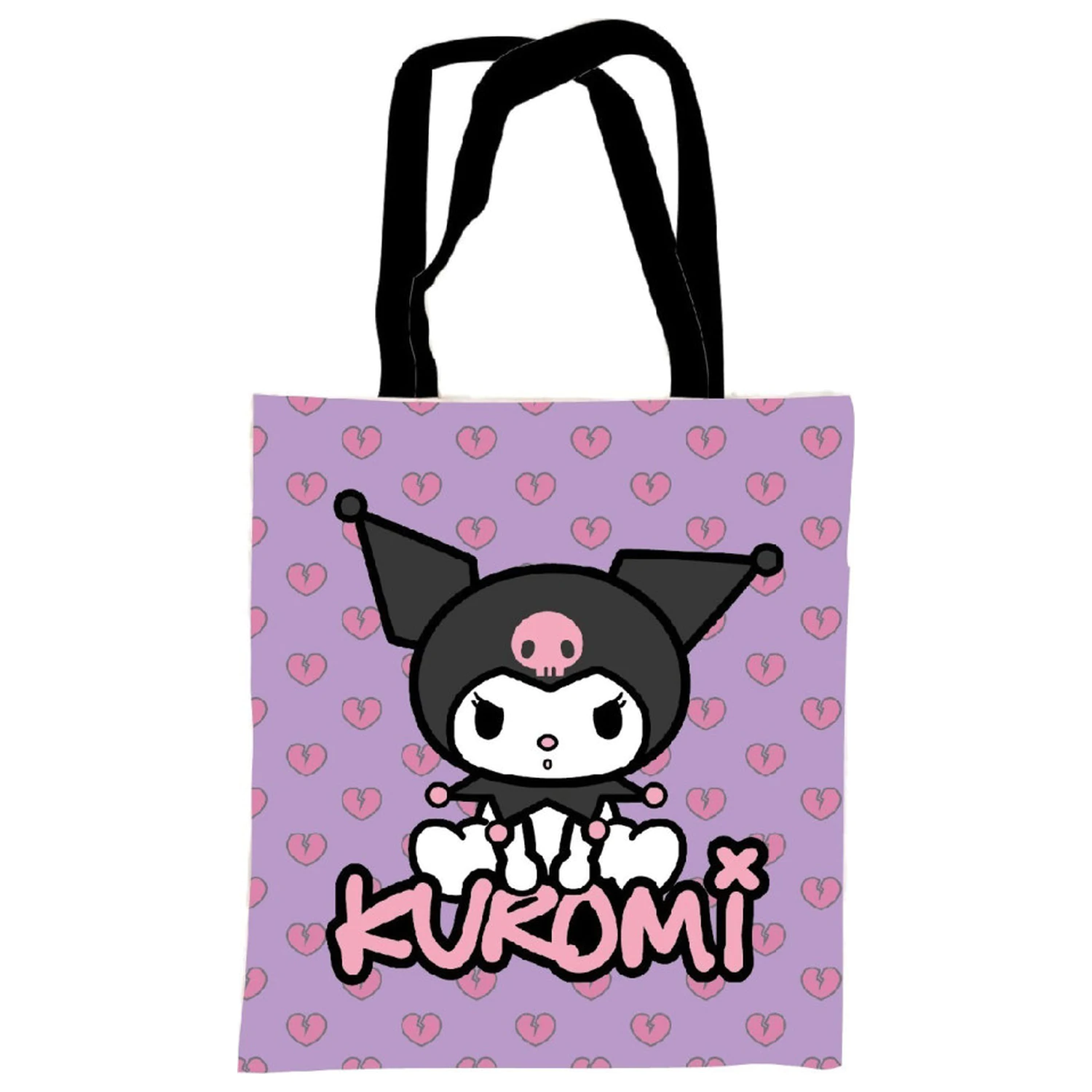 Torba płócienna Hello Kitty Kuromi, torba na zakupy 44 cm zdjęcie produktu