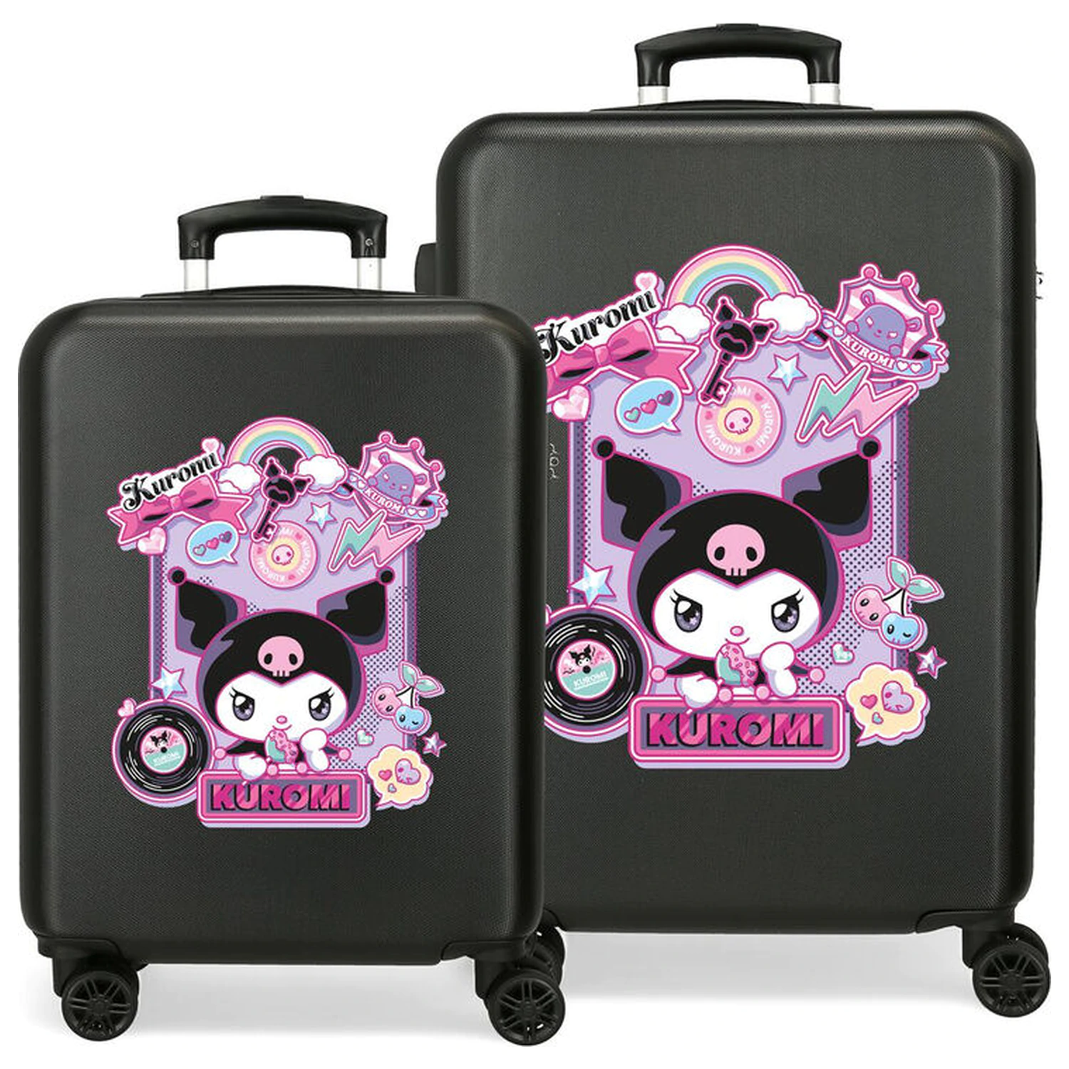 Hello Kitty Kuromi Wonder Set 2 walizki na kółkach ABS 55-65cm zdjęcie produktu