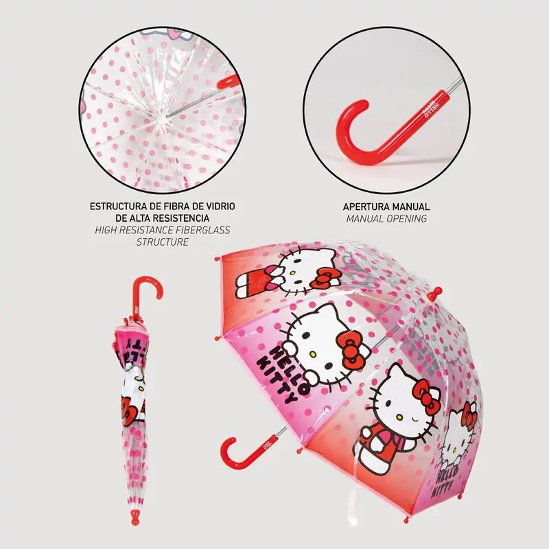 Parasol manual bubble Hello Kitty zdjęcie produktu