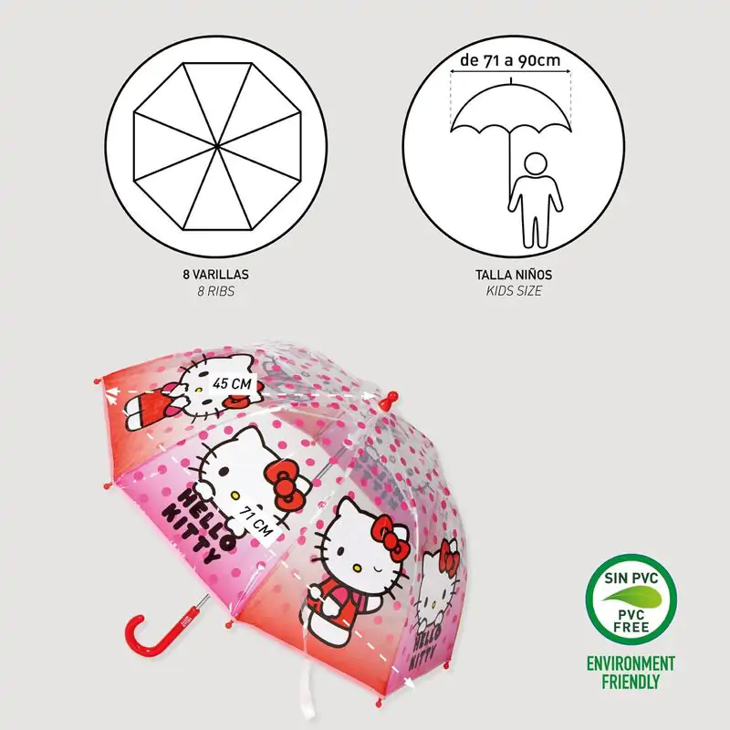 Parasol manual bubble Hello Kitty zdjęcie produktu