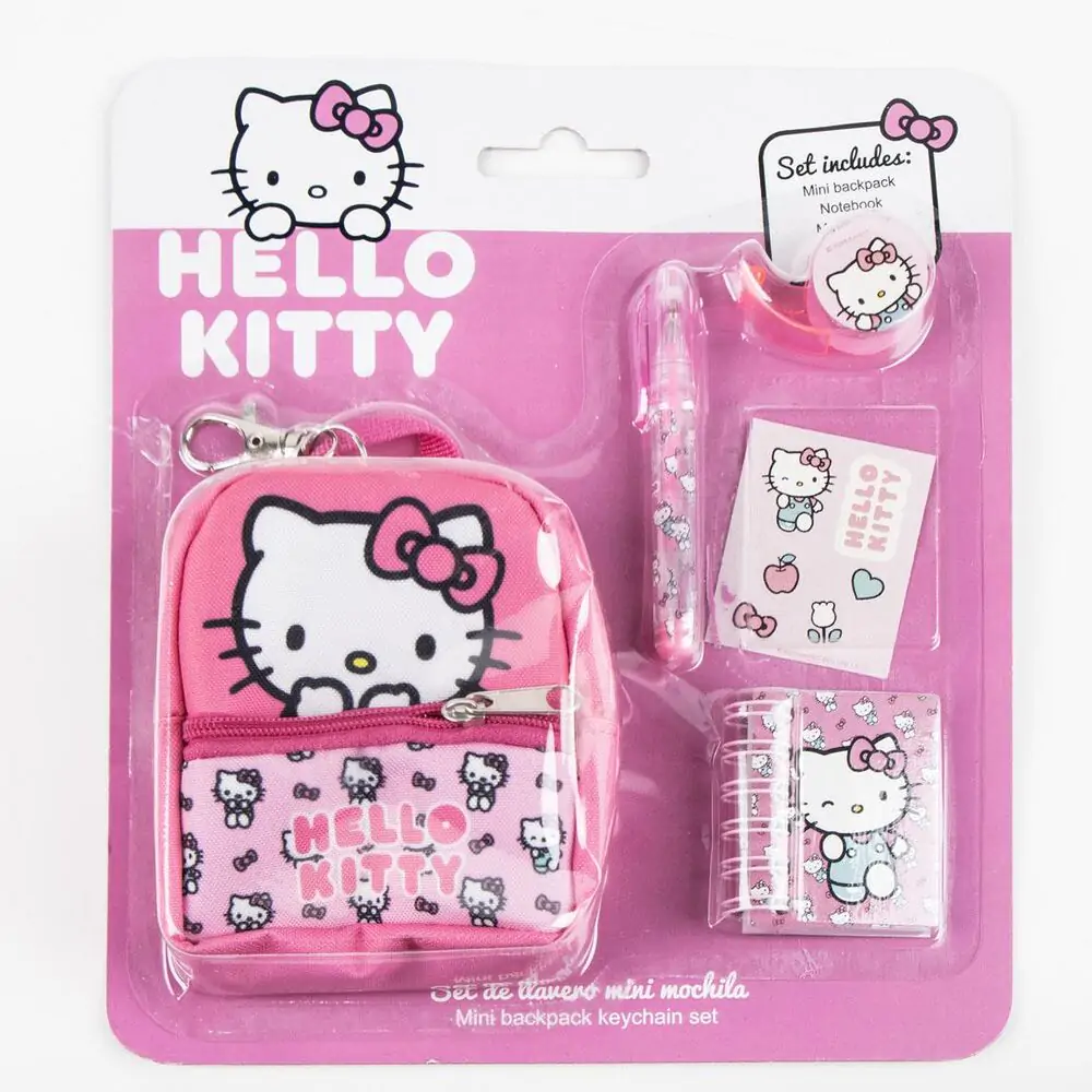 Hello Kitty Stationery mini zestaw plecaka zdjęcie produktu