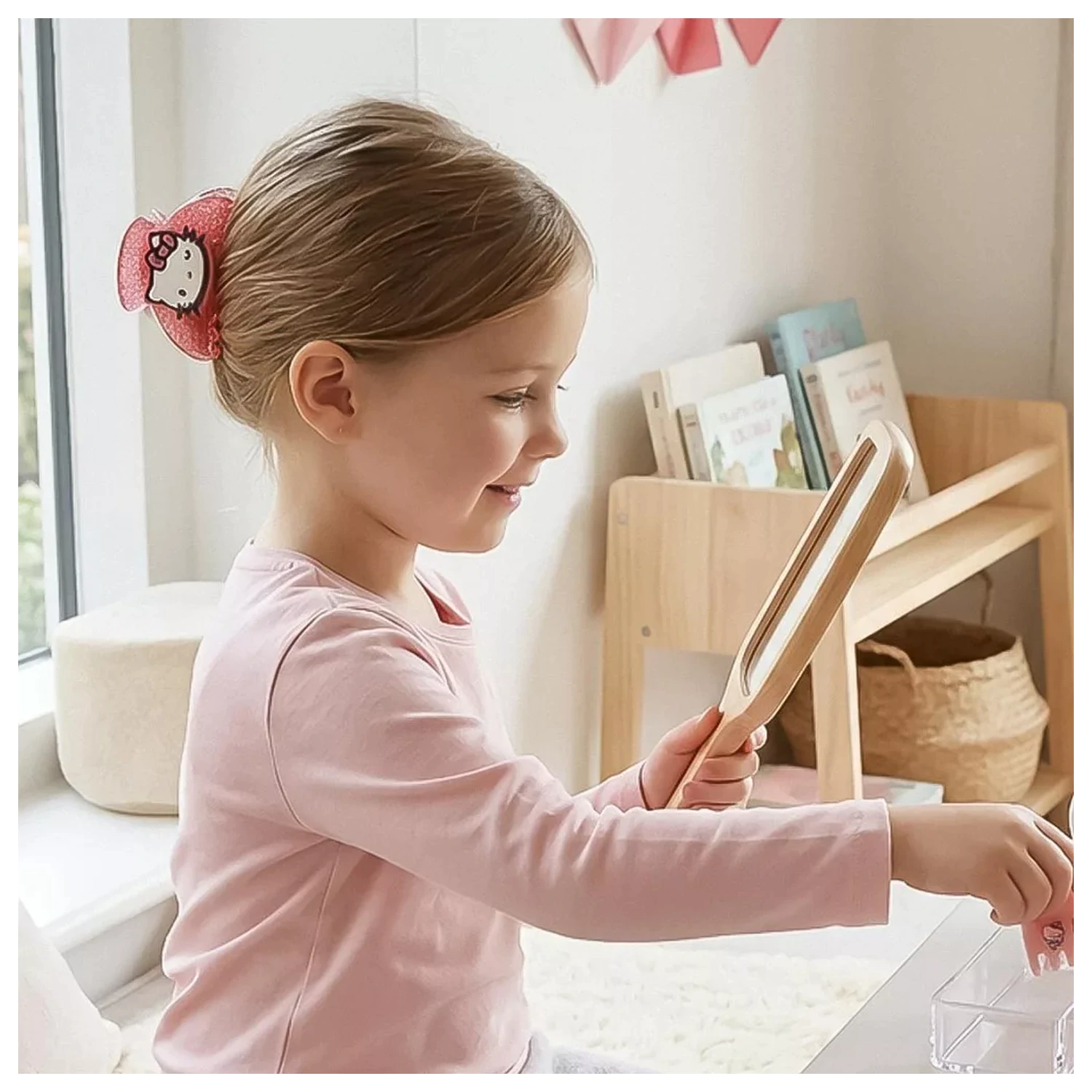 Hello Kitty Różowe Spinki do Włosów Zestaw, 5-częściowy zdjęcie produktu