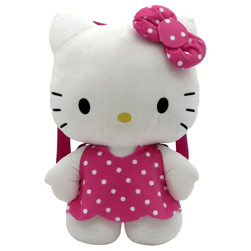 Hello Kitty różowy pluszowy plecak 35 cm zdjęcie produktu