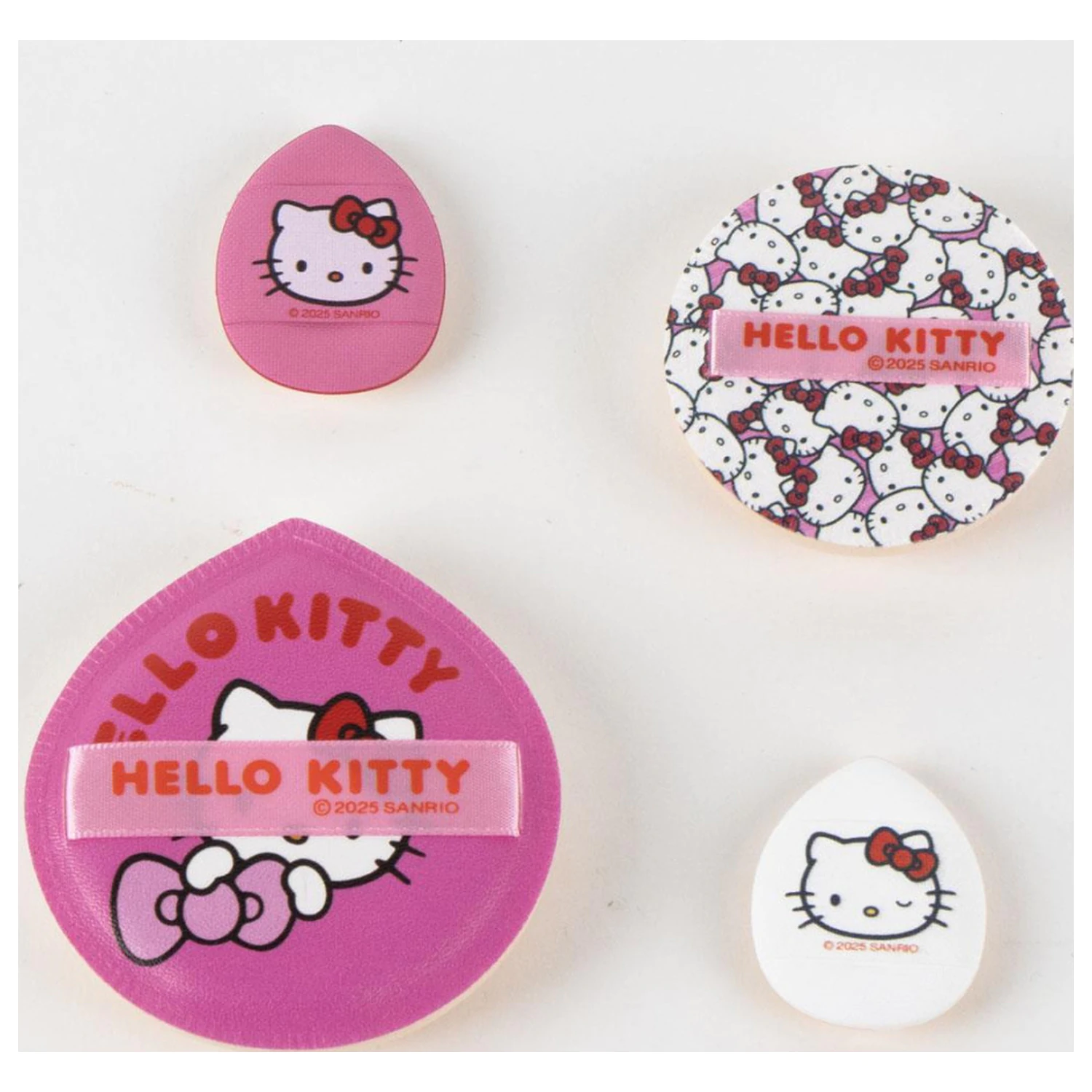 Hello Kitty Pink Makeup Sponge Set 4 sztuki zdjęcie produktu