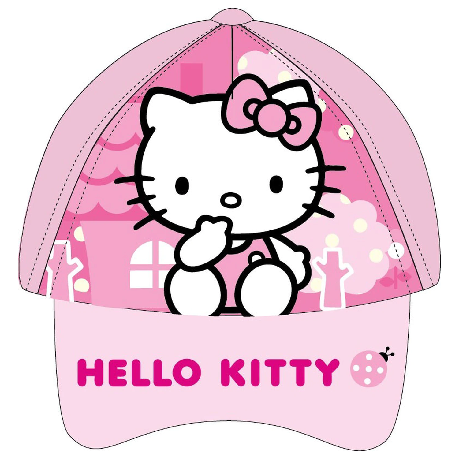 Czapka z daszkiem dla dzieci Hello Kitty Pink Town 53 cm zdjęcie produktu