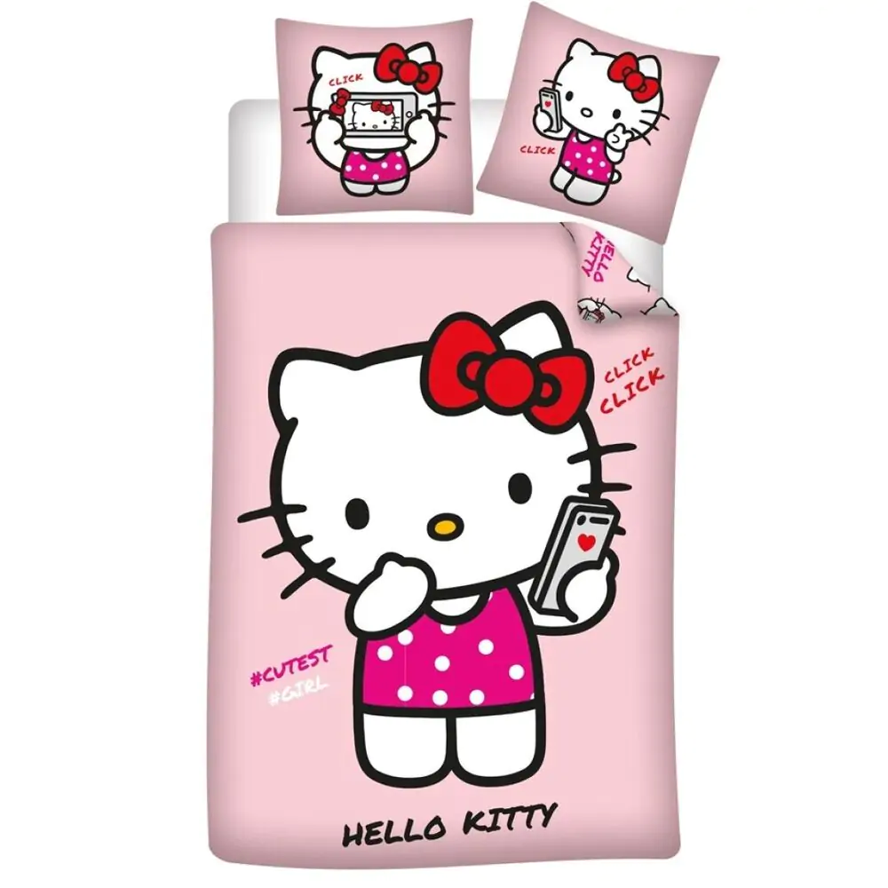 Poszewka na kołdrę Hello Kitty policotton łóżko 90cm zdjęcie produktu