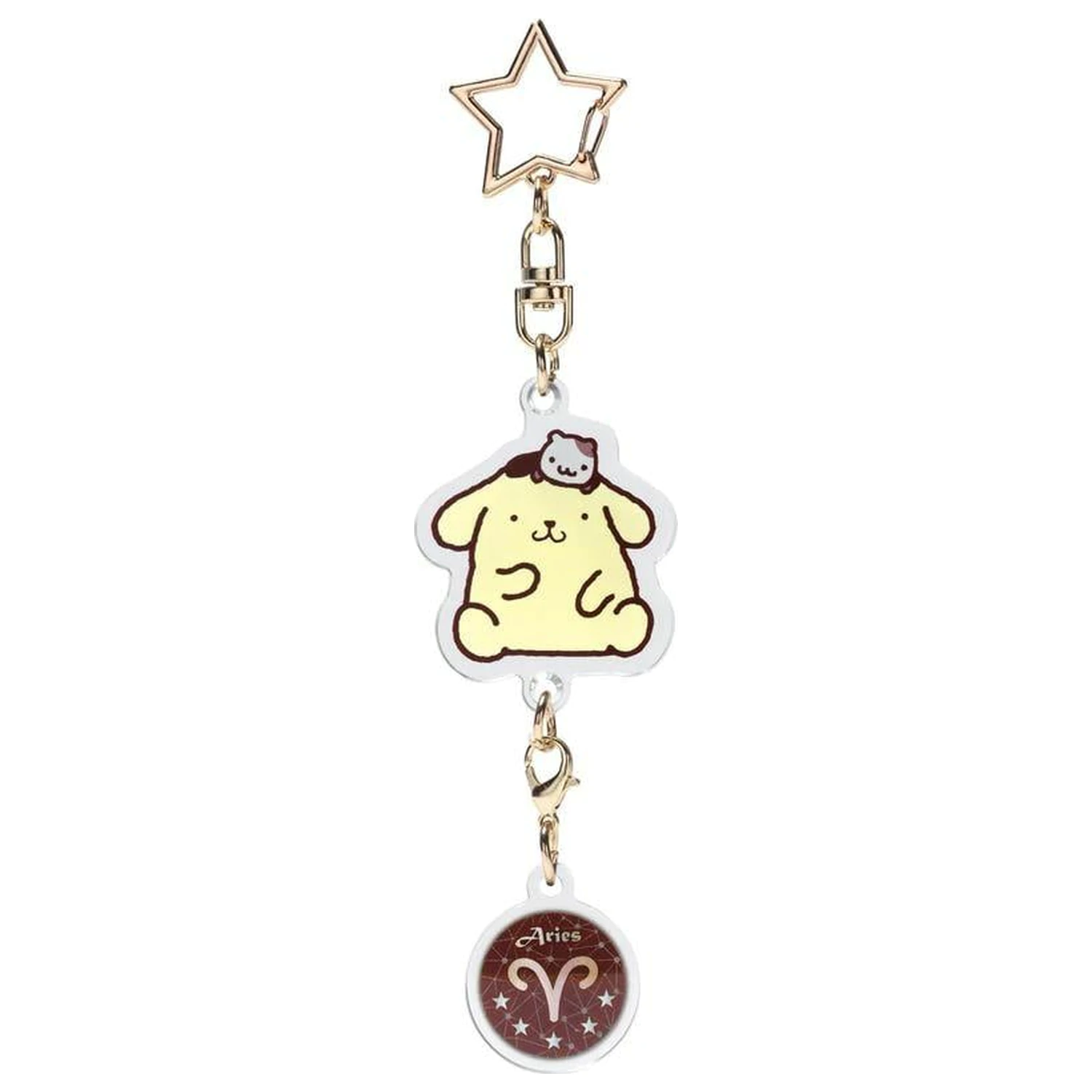 Hello Kitty Pompompurin Aries Astrological Symbol Breloczek zdjęcie produktu