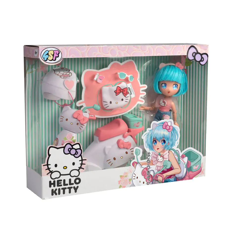 Hello Kitty Pretty Pink Hulajnoga Manga lalka zdjęcie produktu