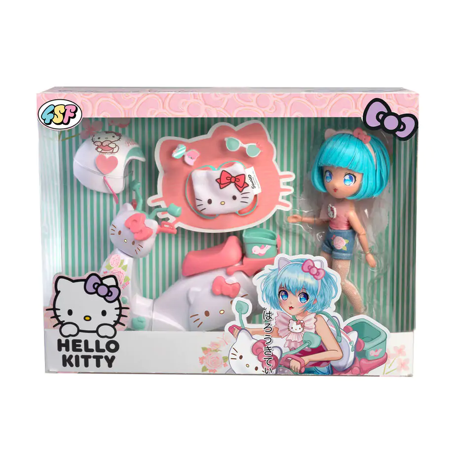 Hello Kitty Pretty Pink Hulajnoga Manga lalka zdjęcie produktu