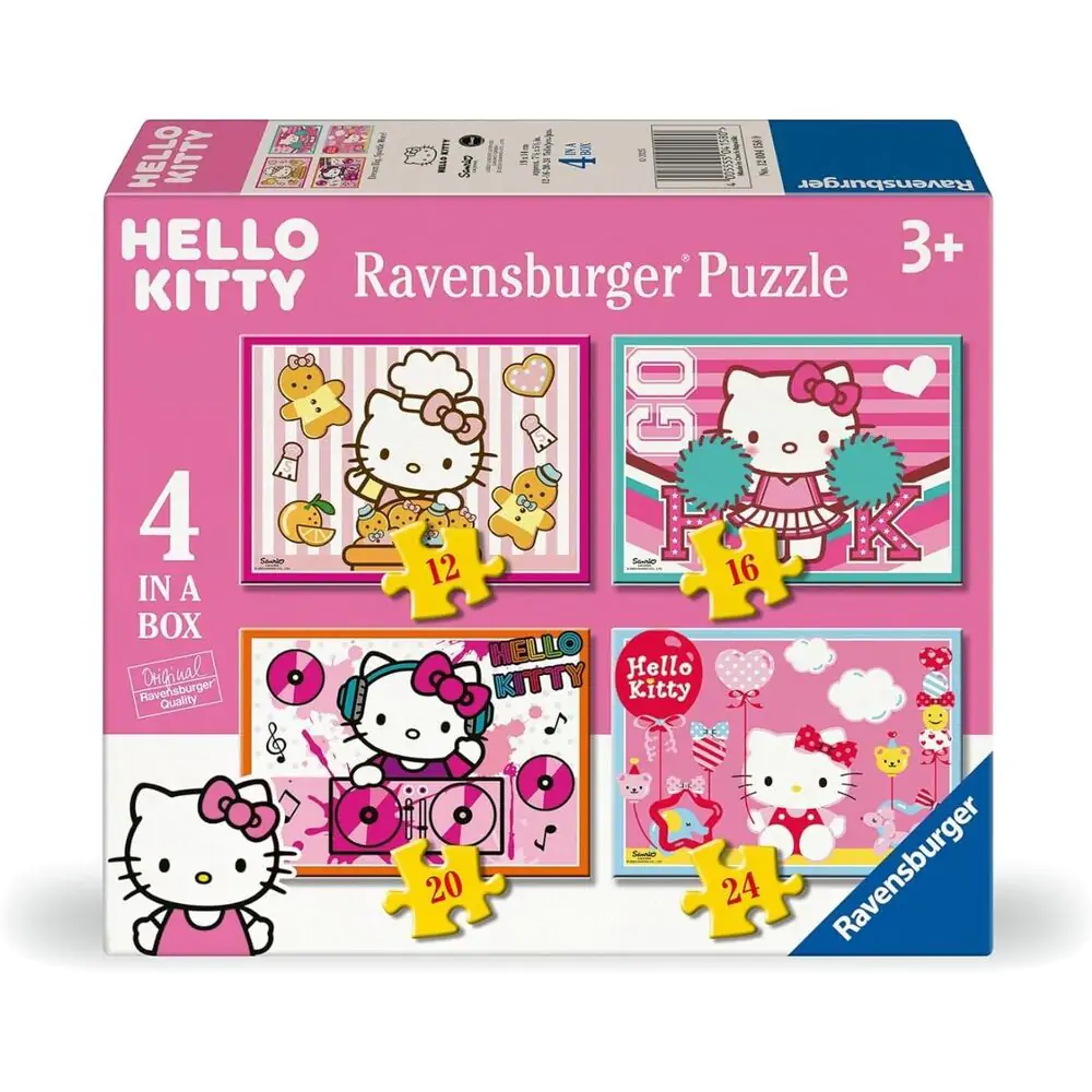 Puzzle Hello Kitty 12-16-20-24 elementy zdjęcie produktu