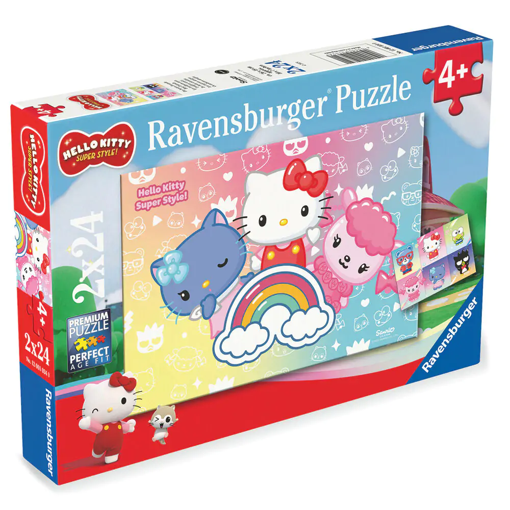 Puzzle Hello Kitty 2x24 elementy zdjęcie produktu