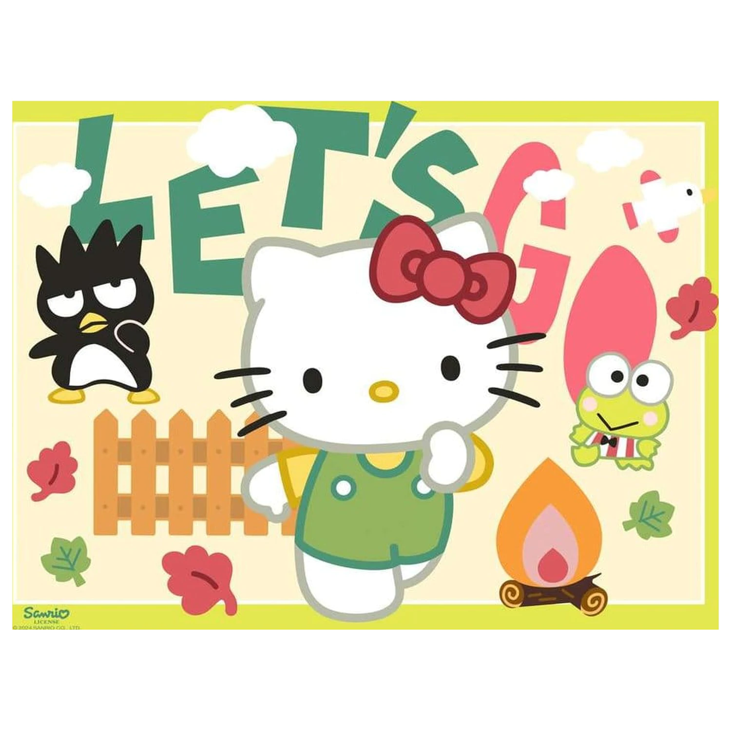 Hello Kitty Puzzle 4-pak Let's Go, Hello Kitty! (4x100 elementów) zdjęcie produktu