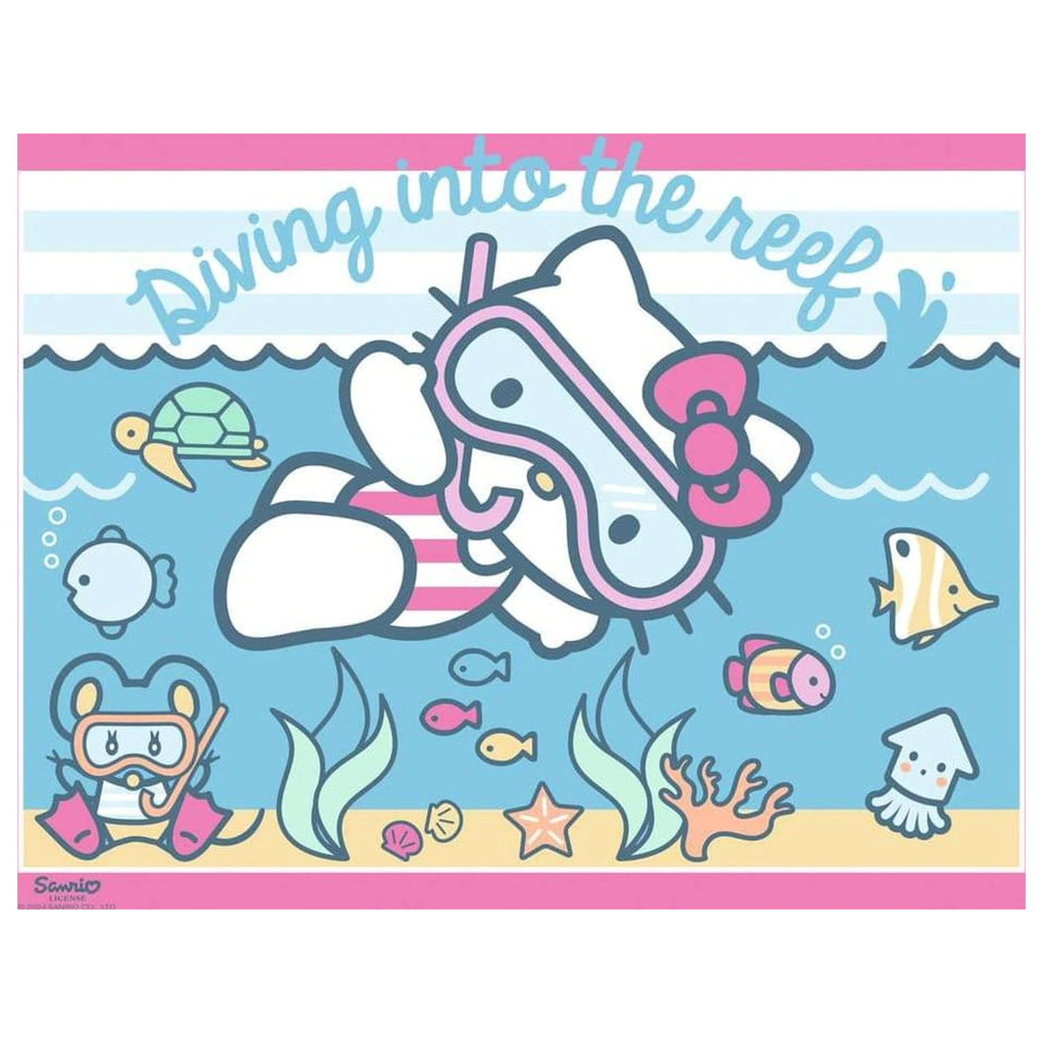 Hello Kitty Puzzle 4-pak Let's Go, Hello Kitty! (4x100 elementów) zdjęcie produktu