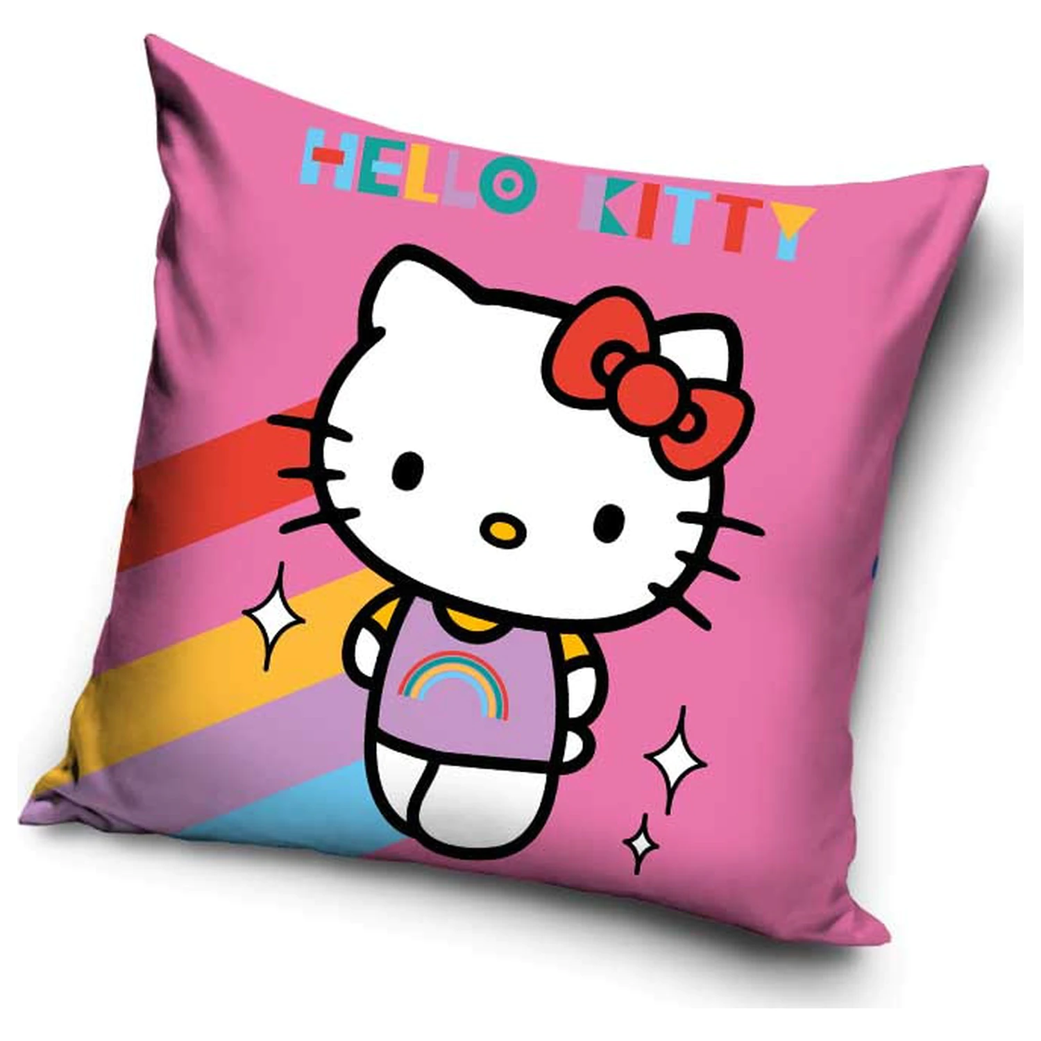 Hello Kitty Tęczowa Poszewka na Poduszkę zdjęcie produktu