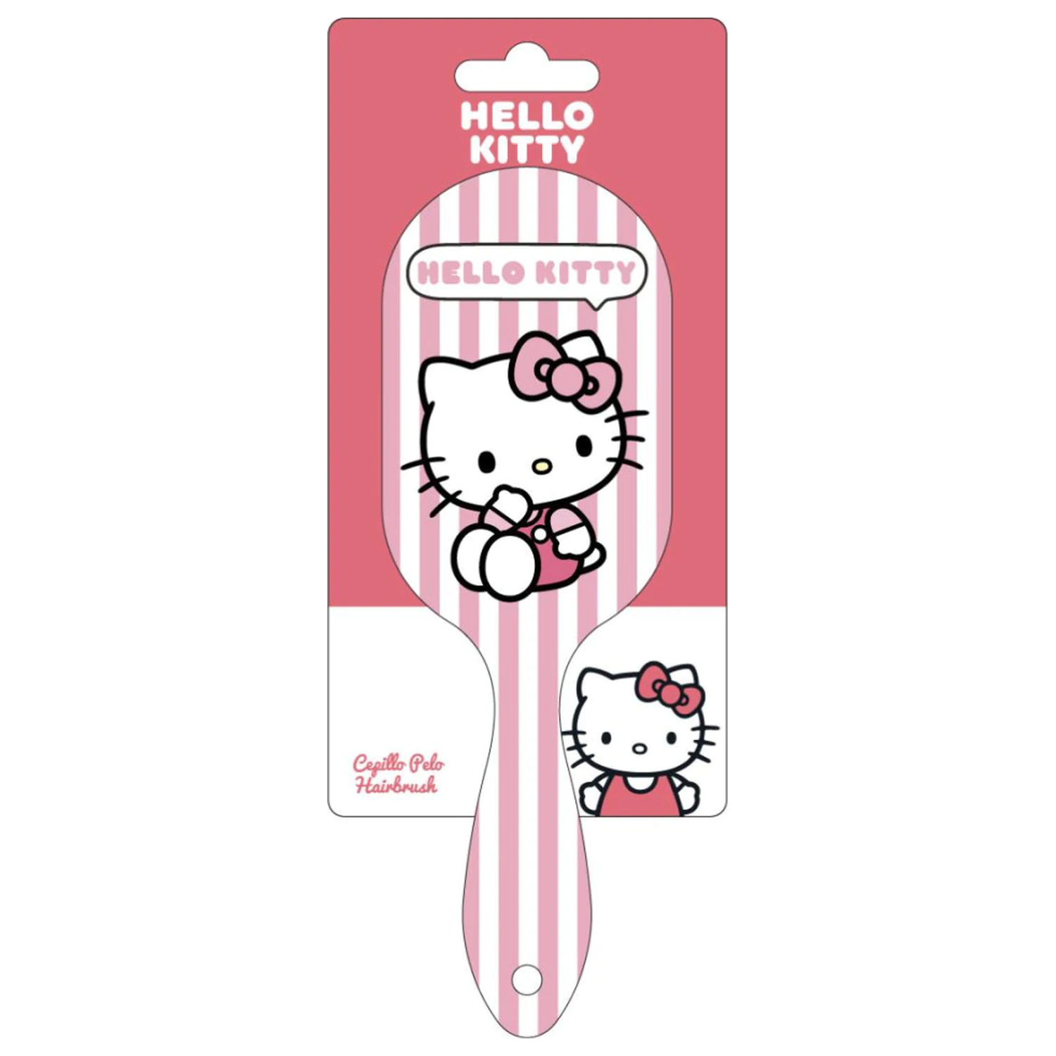 Hello Kitty Stripes Szczotka do włosów, Grzebień 20 cm zdjęcie produktu