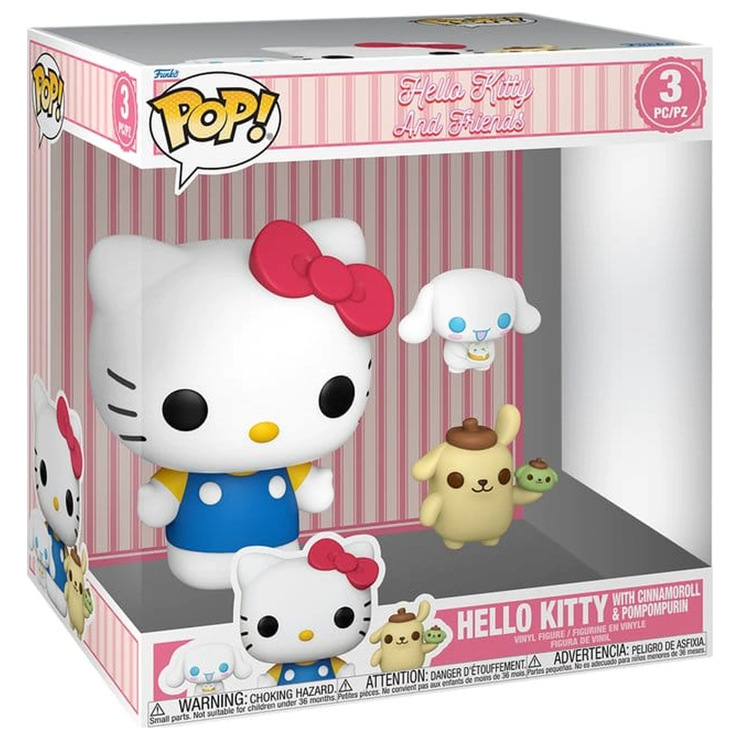 Hello Kitty Super Sized Jumbo Funko POP! Winyl Figurka Zestaw 3 sztuk 25 cm zdjęcie produktu