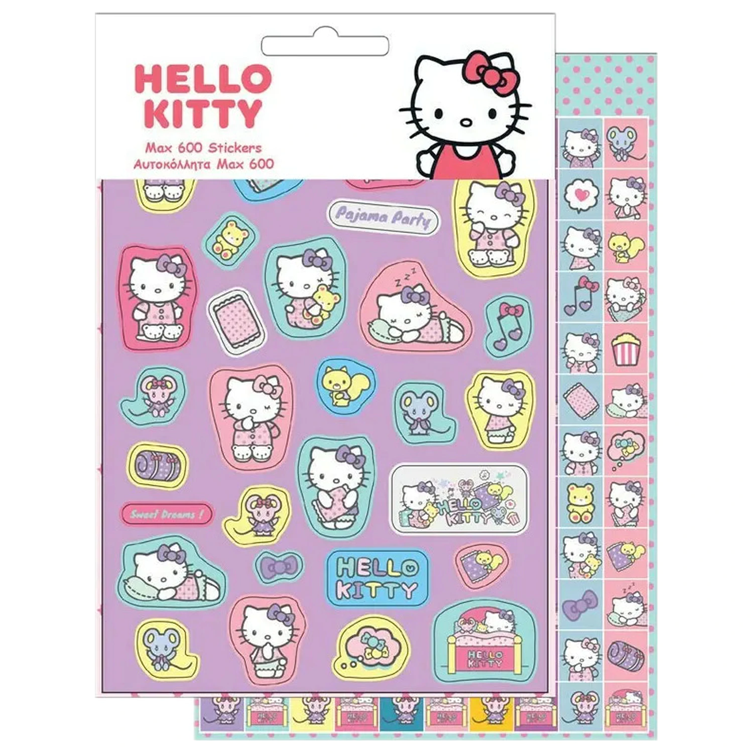 Hello Kitty Sweet zestaw 600 naklejek zdjęcie produktu