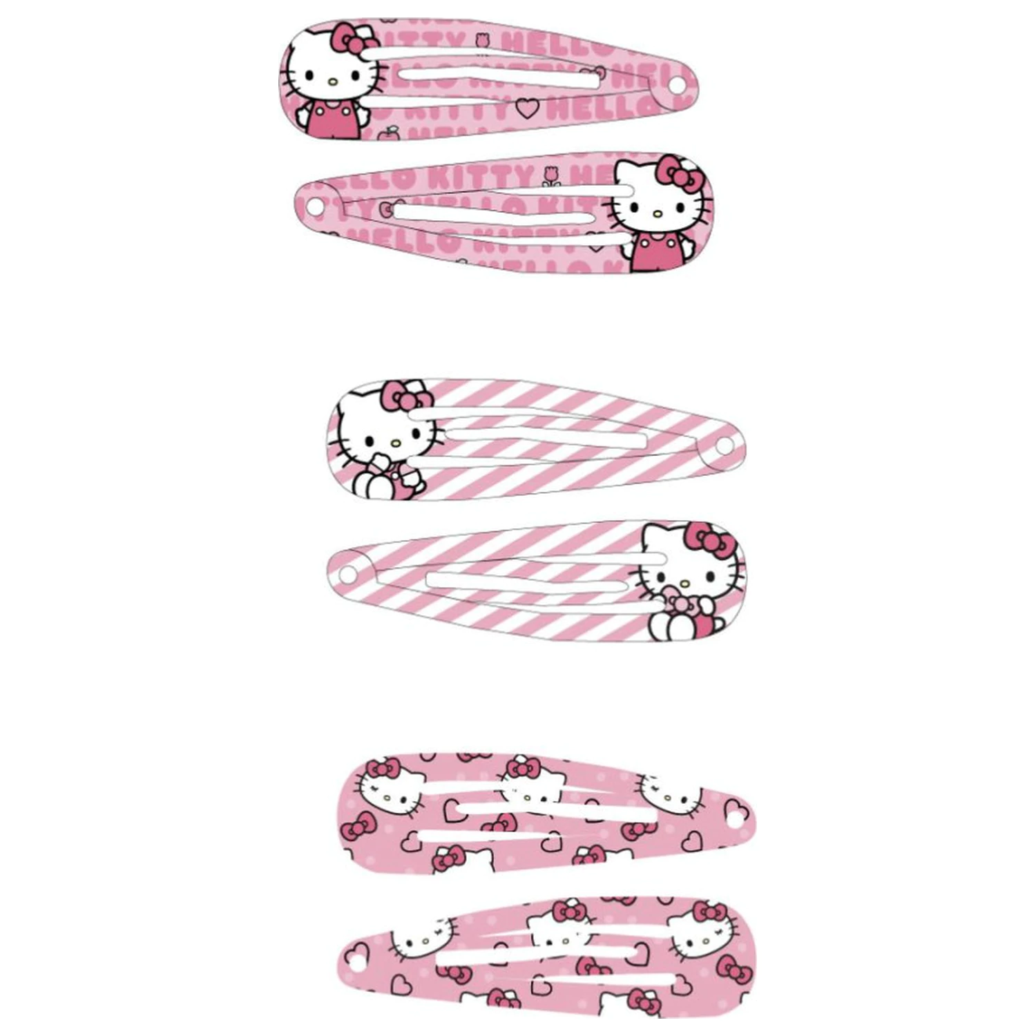 Hello Kitty Sweet spinki do włosów zestaw 6 sztuk zdjęcie produktu