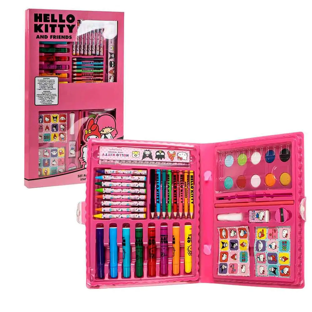 Hello Kitty zestaw artykułów piśmiennych do kolorowania zdjęcie produktu