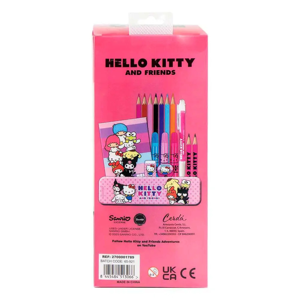 Hello Kitty zestaw artykułów piśmiennych do kolorowania zdjęcie produktu