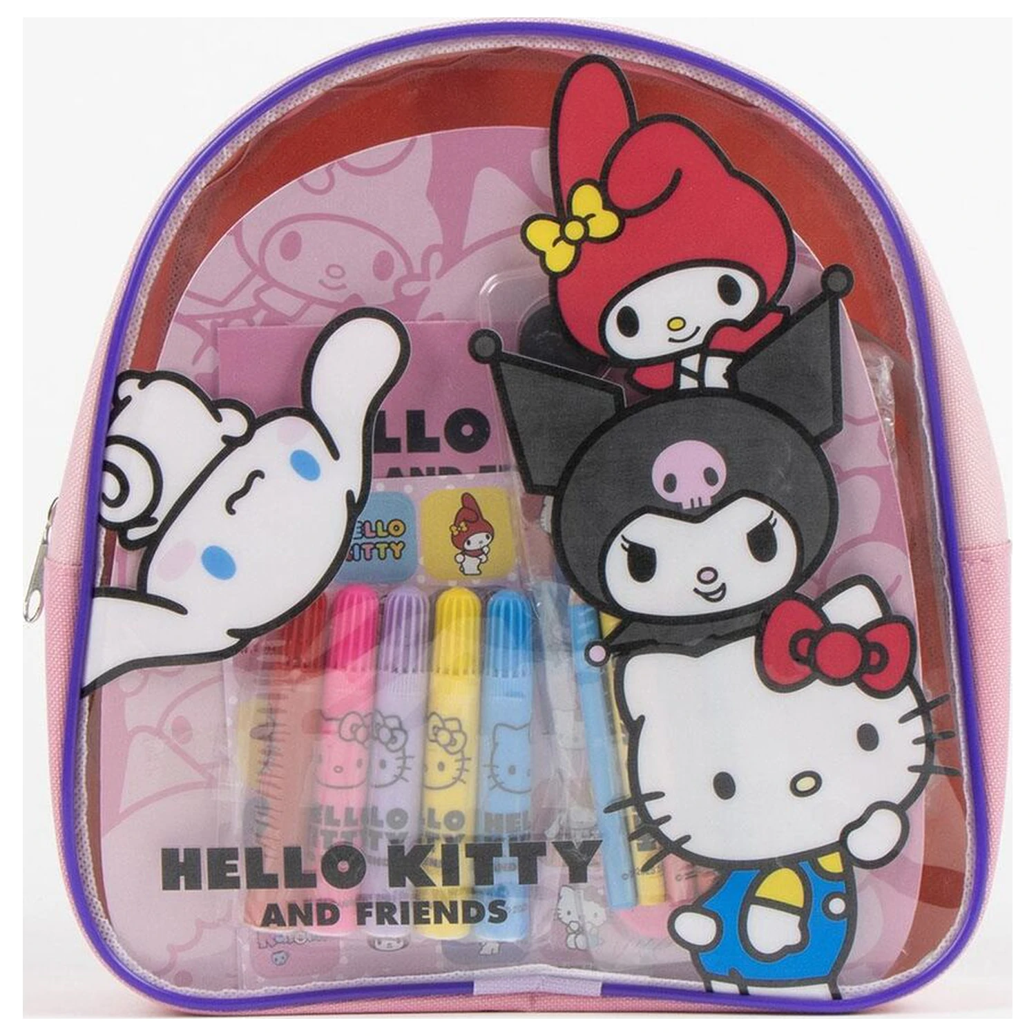 Hello Kitty zestaw artykułów papierniczych w plecaku zdjęcie produktu