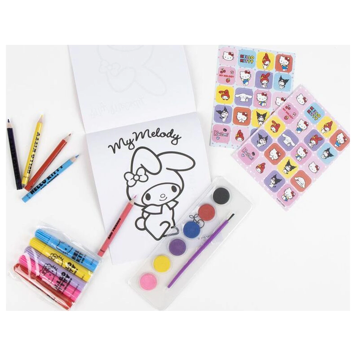 Hello Kitty zestaw artykułów papierniczych w plecaku zdjęcie produktu