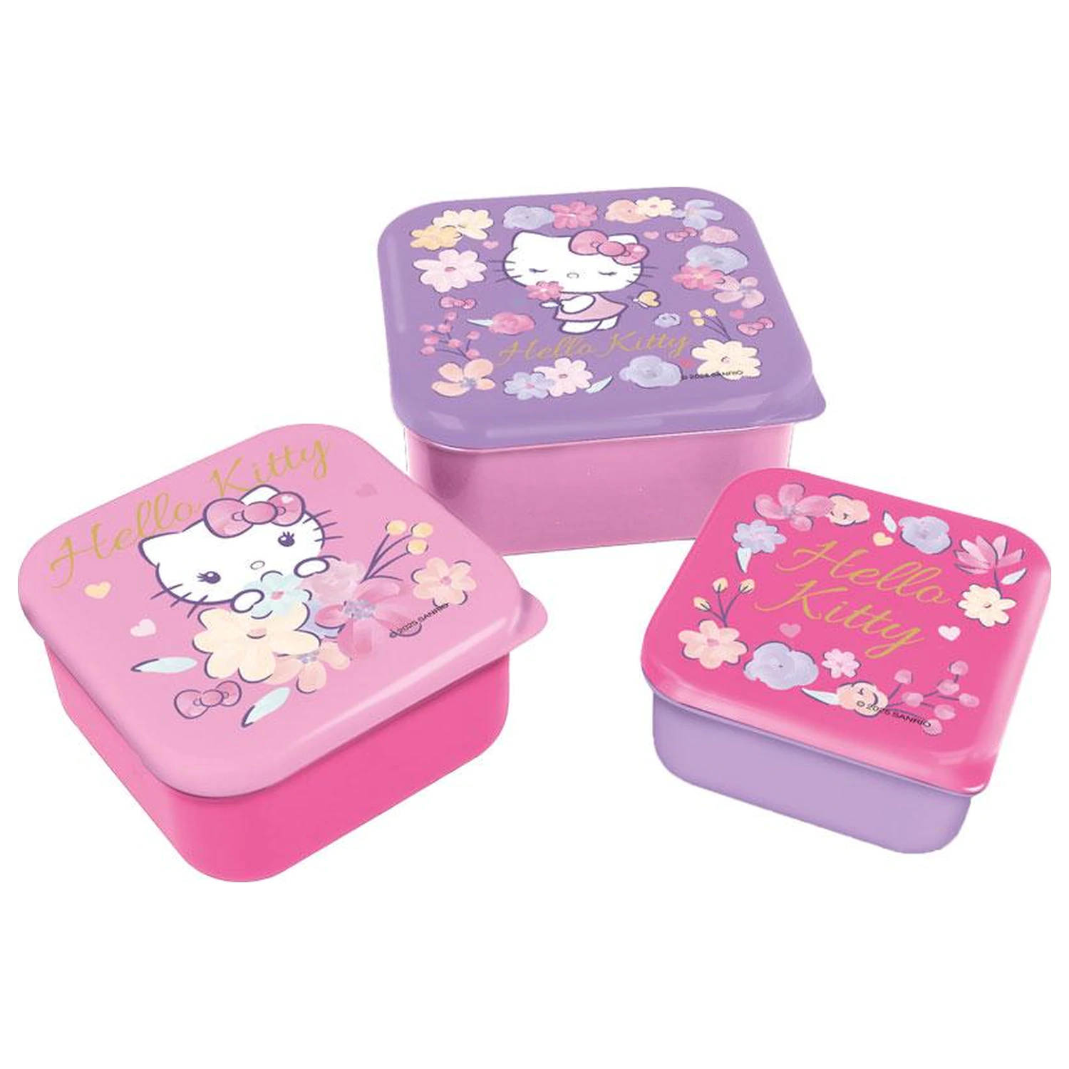 Hello Kitty Pudełka na Przekąski 3 szt. zdjęcie produktu