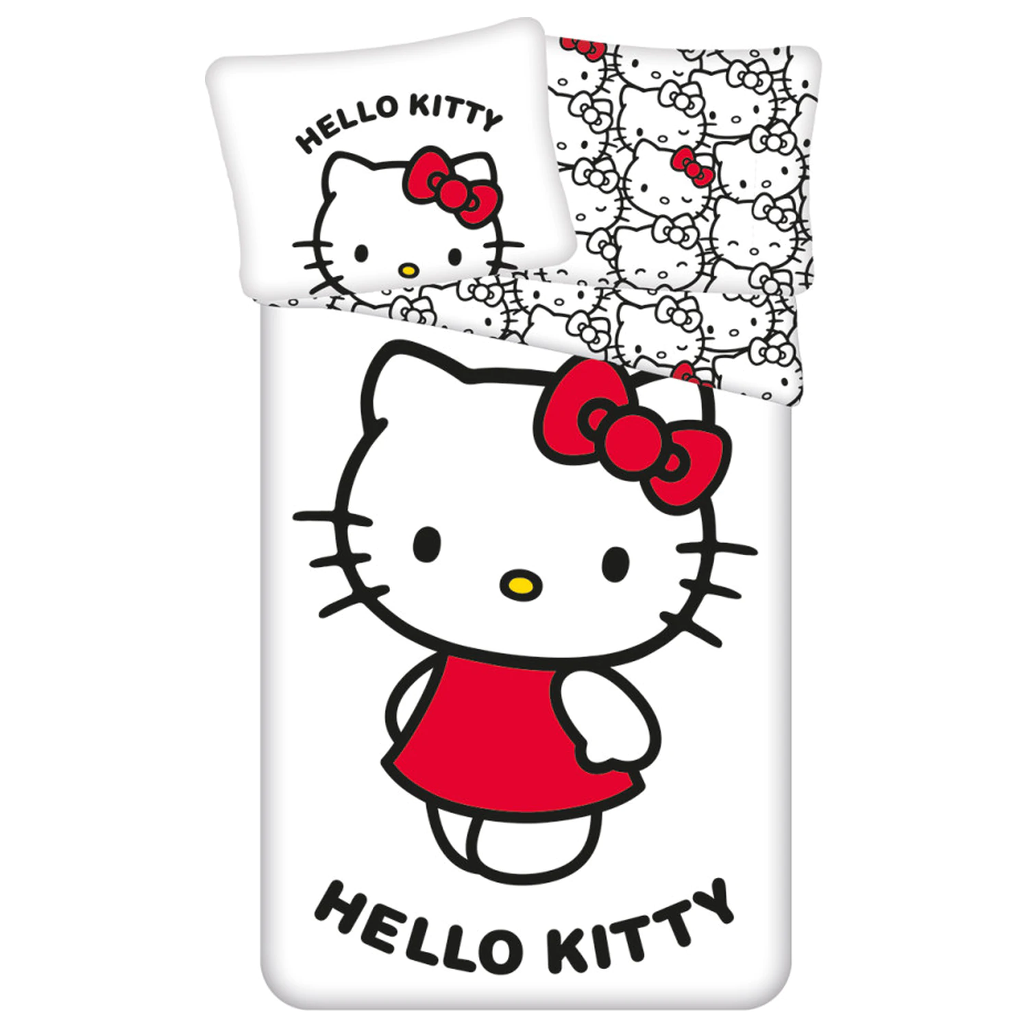 Hello Kitty Biała Poszwa na kołdrę zdjęcie produktu