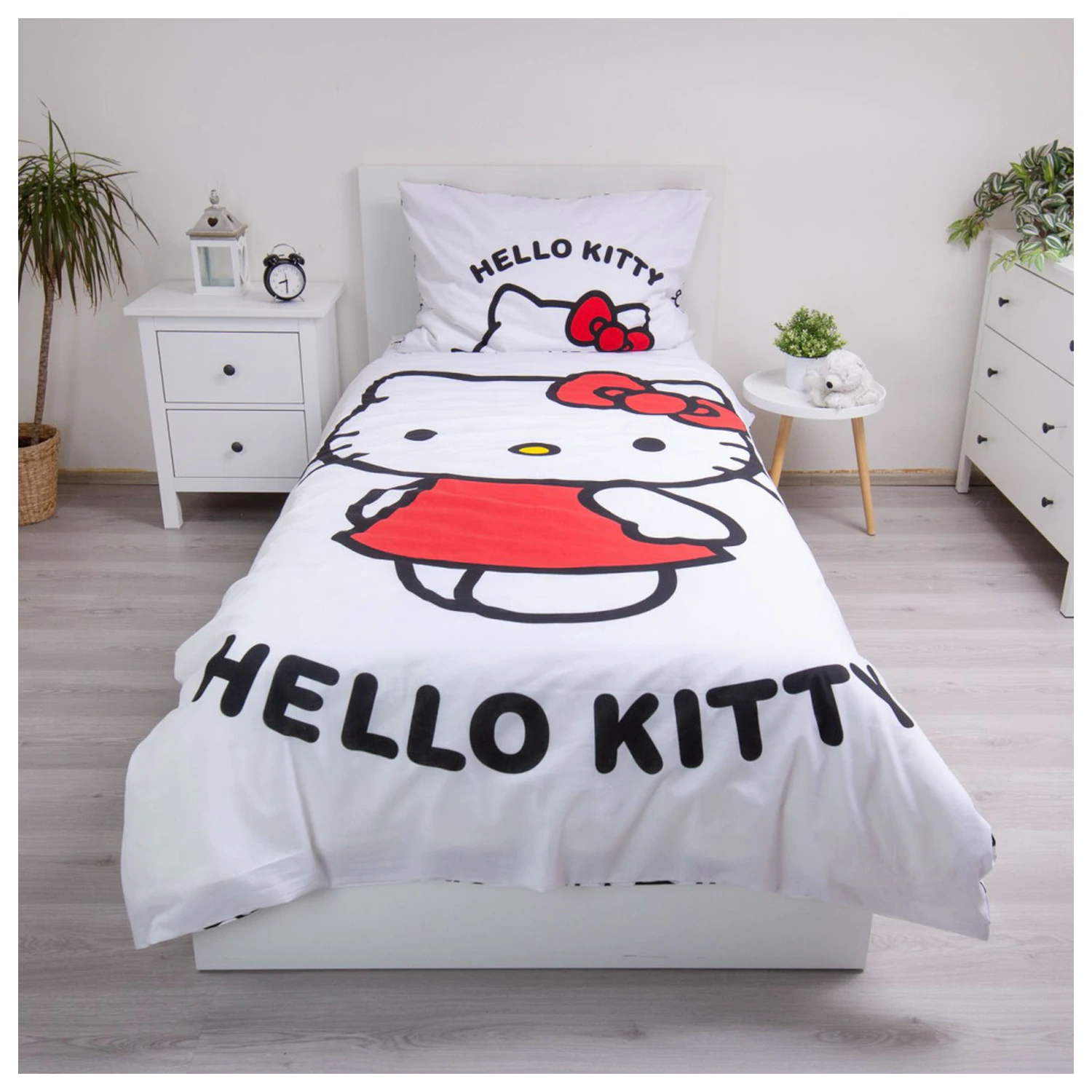 Hello Kitty Biała Poszwa na kołdrę zdjęcie produktu