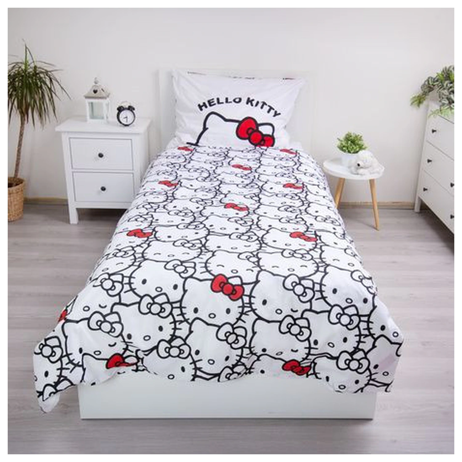 Hello Kitty Biała Poszwa na kołdrę zdjęcie produktu