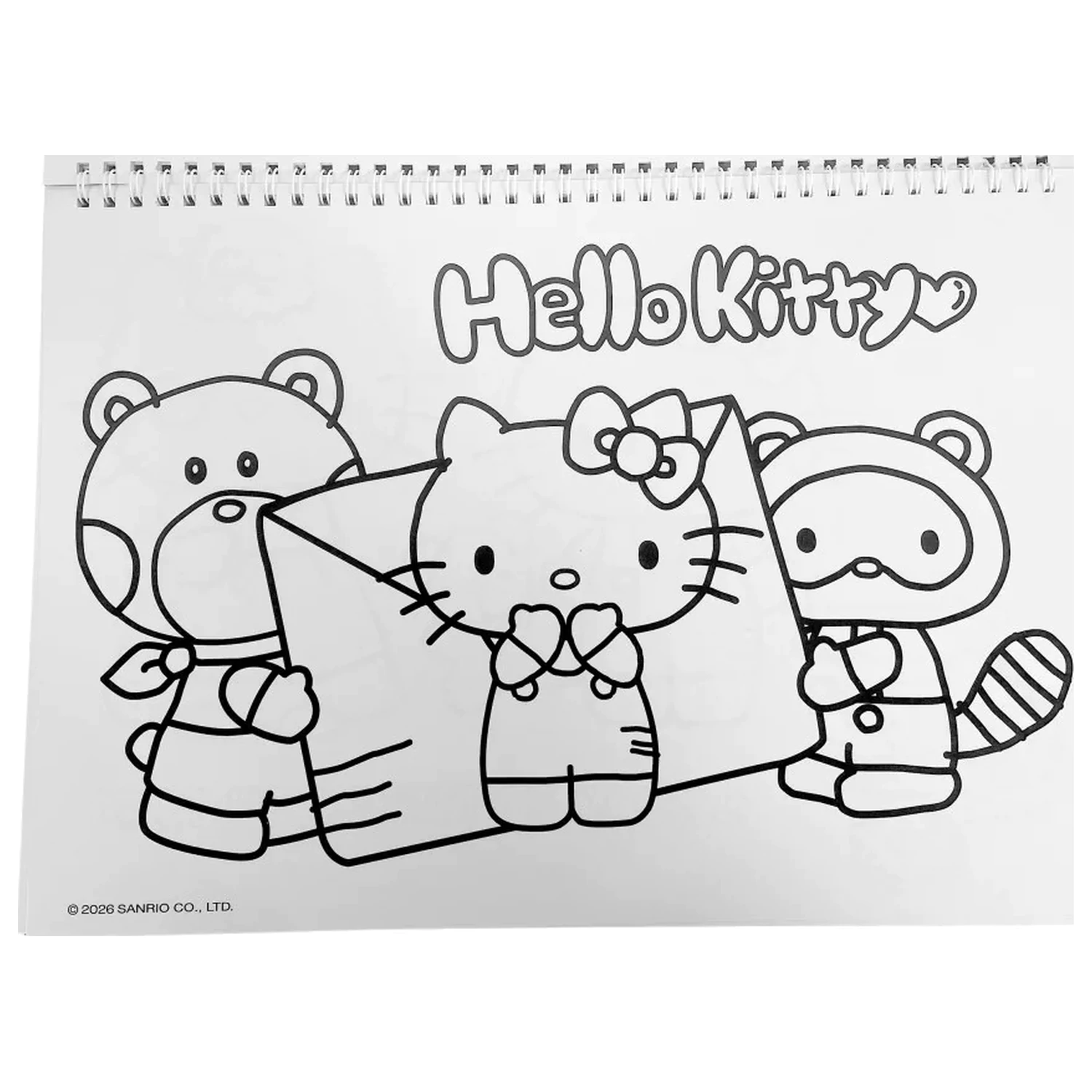 Hello Kitty World A/4 szkicownik spiralny 40 arkuszy z naklejkami zdjęcie produktu