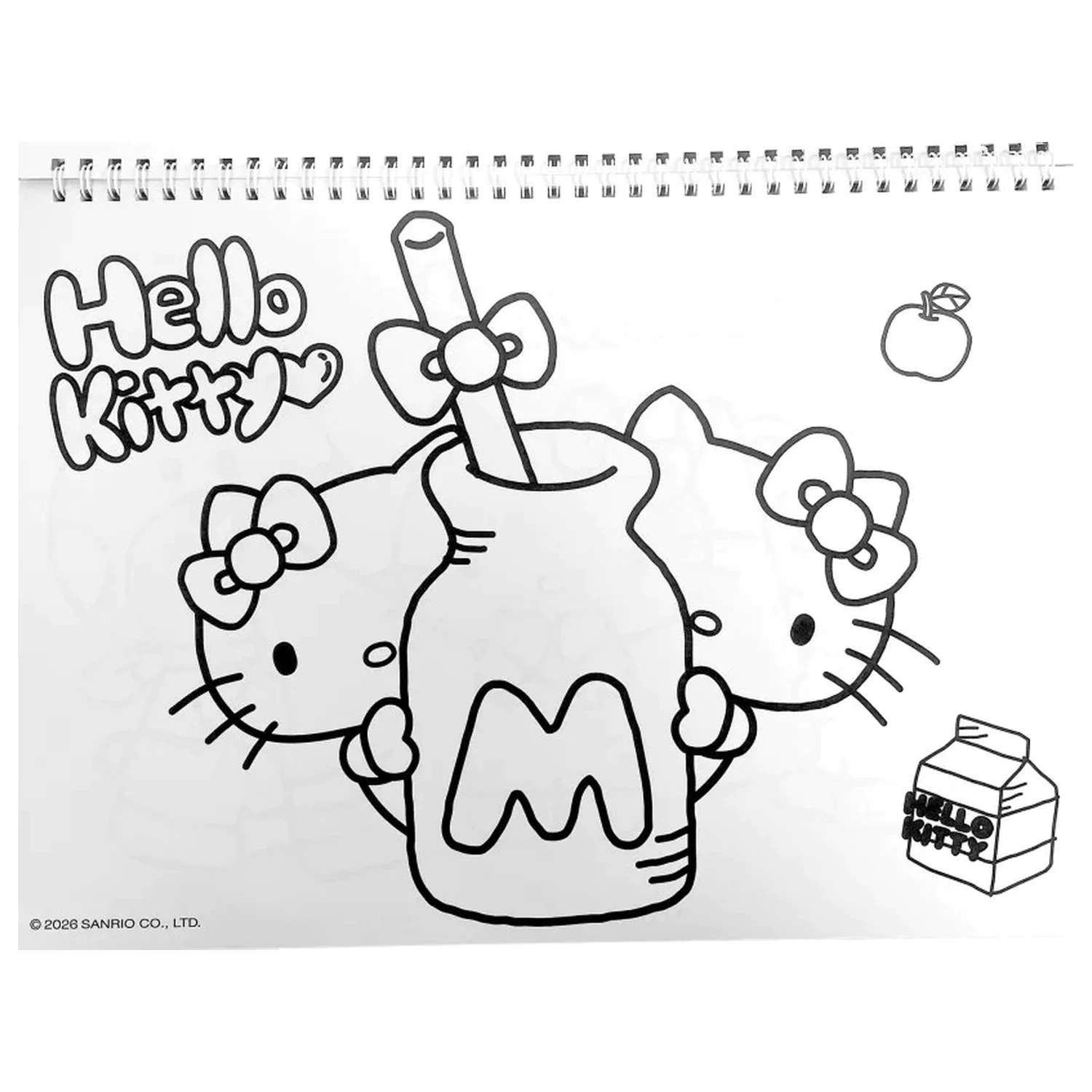 Hello Kitty World A/4 szkicownik spiralny 40 arkuszy z naklejkami zdjęcie produktu