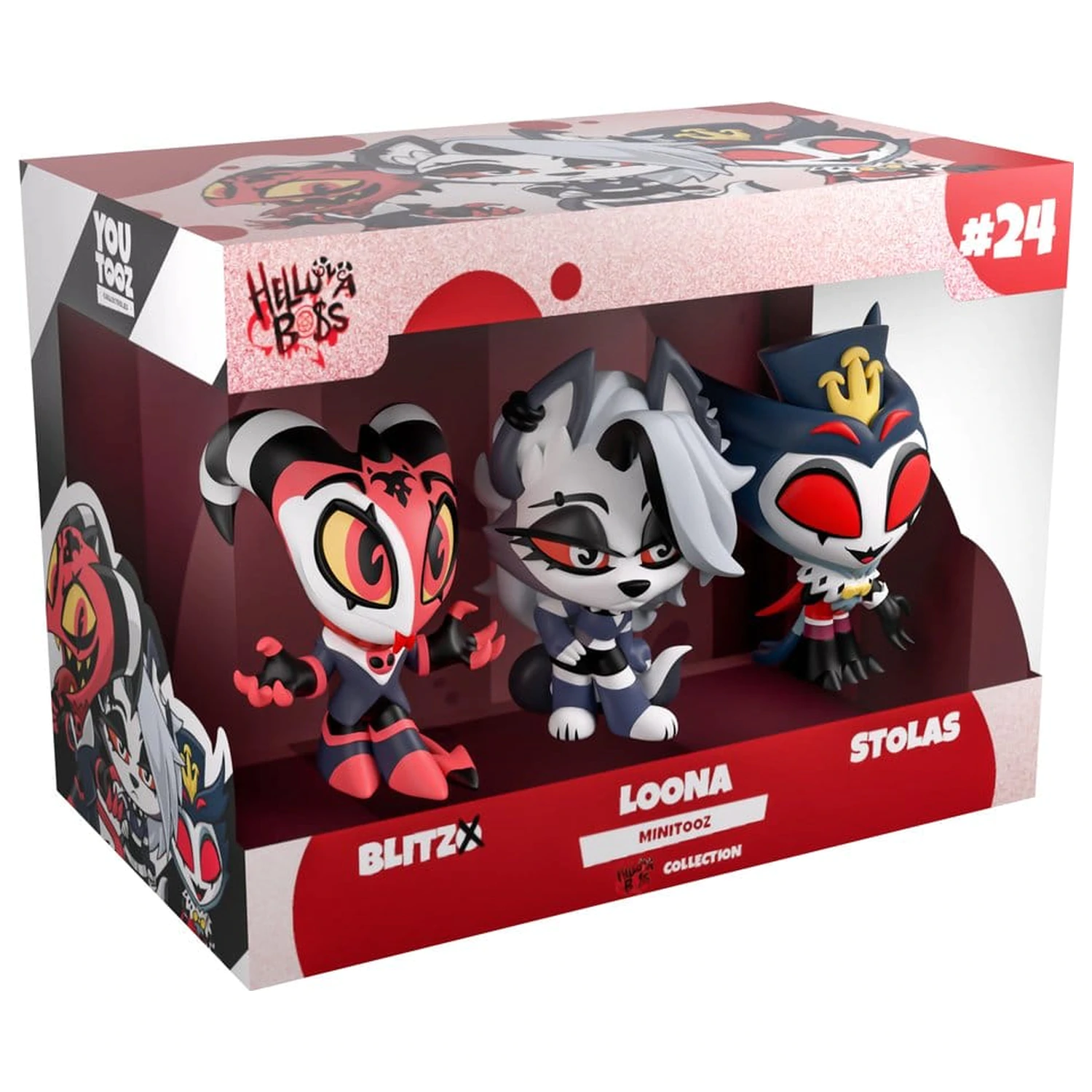 Helluva Boss Mini Tooz Mini Figurki 3-pak Blitzo, Loona & Stolas zdjęcie produktu