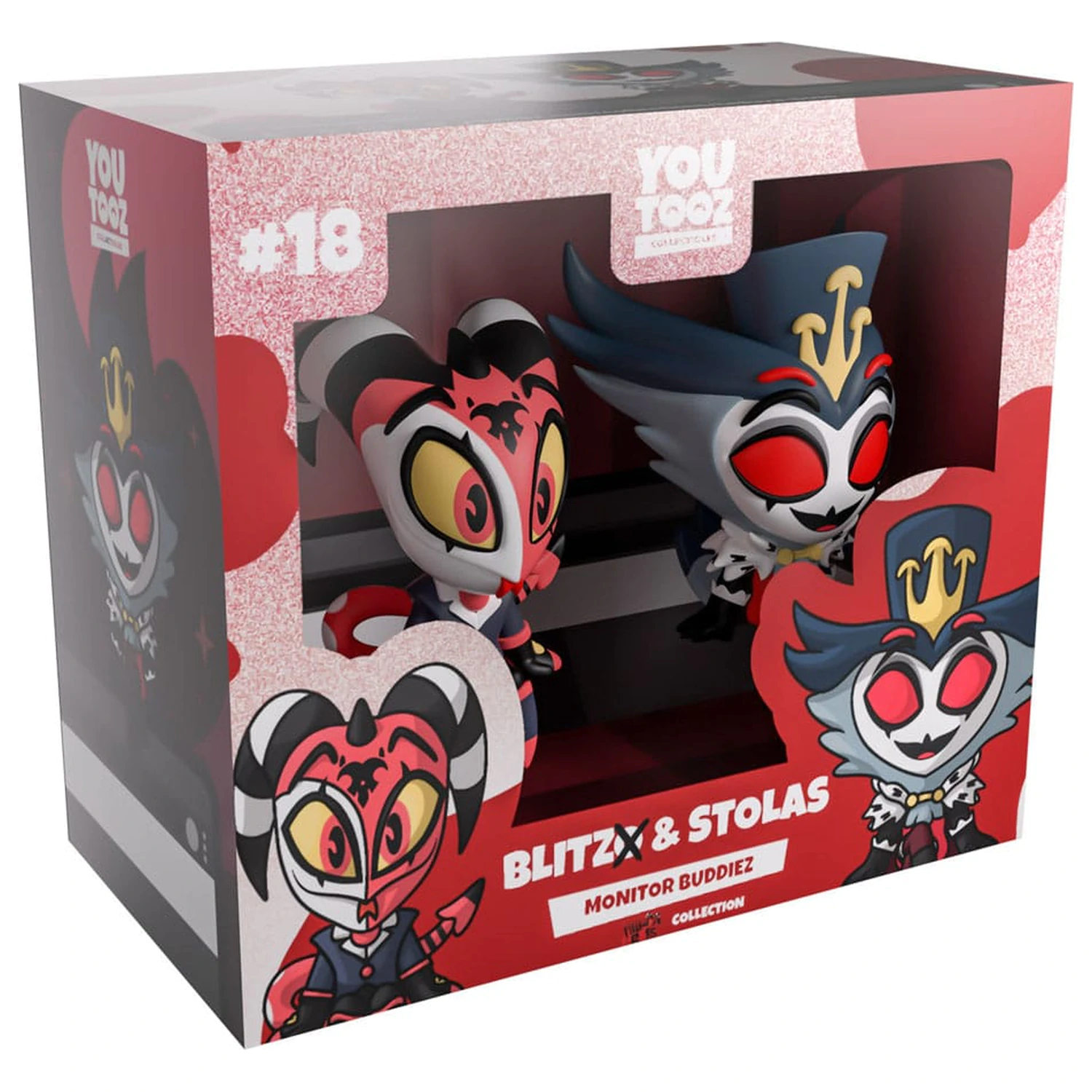 Helluva Boss Figury winylowe Blitzo i Stolas Monitor Buddiez zdjęcie produktu