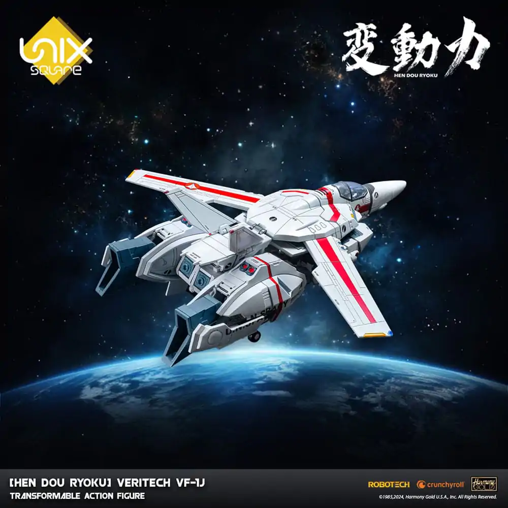 Hen Dou Ryoku Veritech Diecast Figurka Akcji VF-1J 21 cm zdjęcie produktu