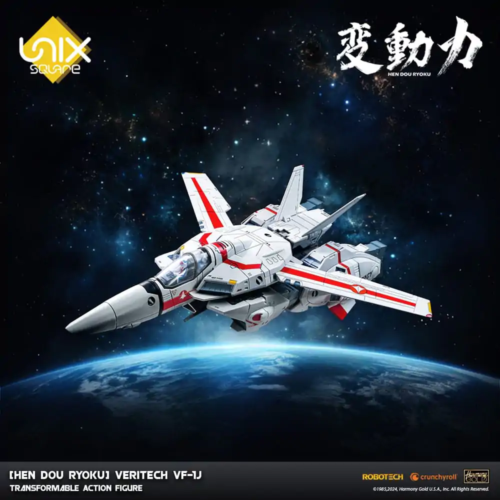 Hen Dou Ryoku Veritech Diecast Figurka Akcji VF-1J 21 cm zdjęcie produktu