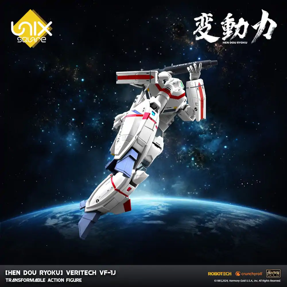 Hen Dou Ryoku Veritech Diecast Figurka Akcji VF-1J 21 cm zdjęcie produktu