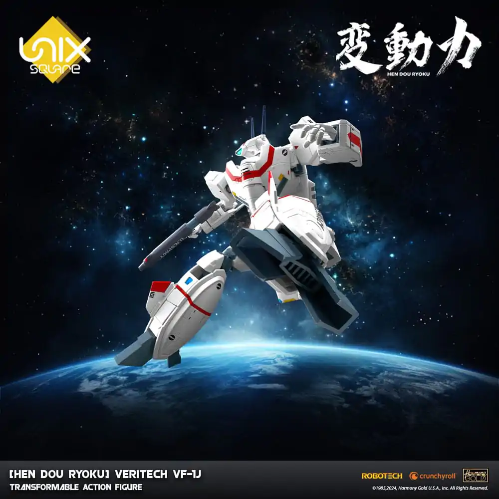 Hen Dou Ryoku Veritech Diecast Figurka Akcji VF-1J 21 cm zdjęcie produktu