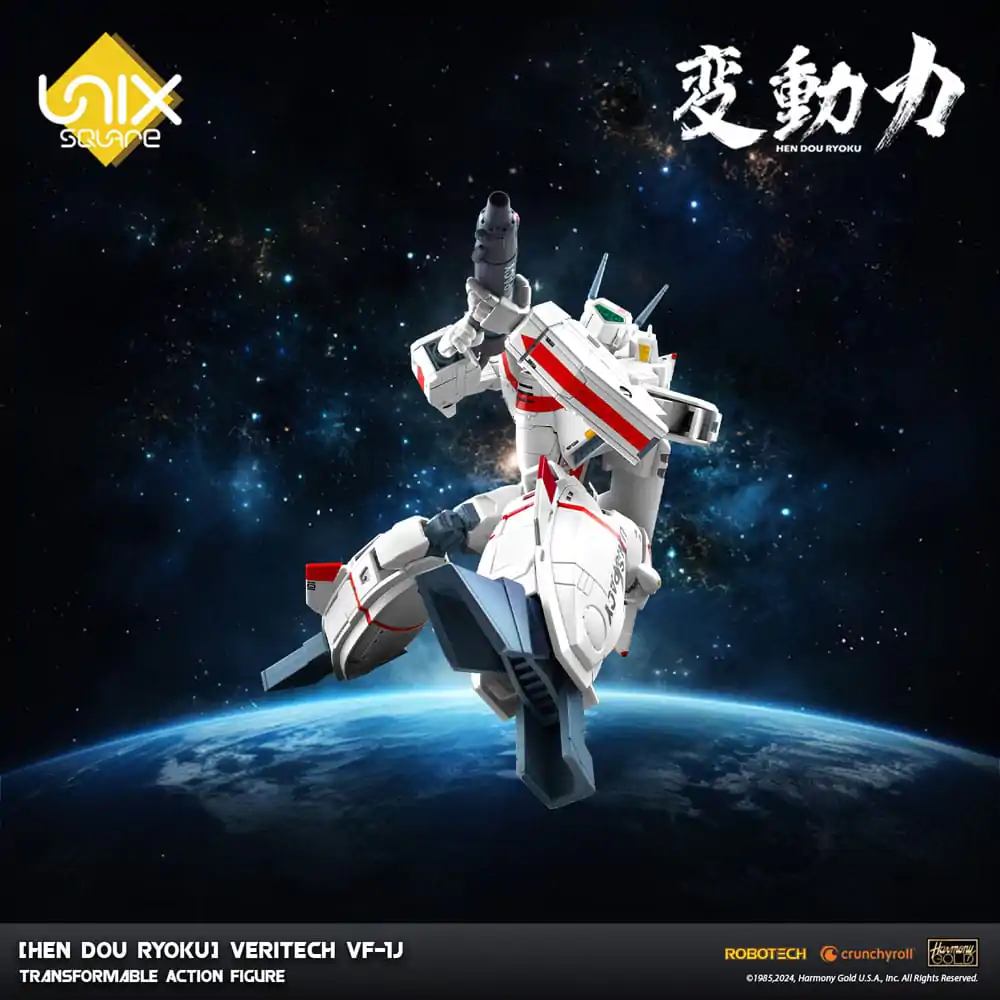 Hen Dou Ryoku Veritech Diecast Figurka Akcji VF-1J 21 cm zdjęcie produktu